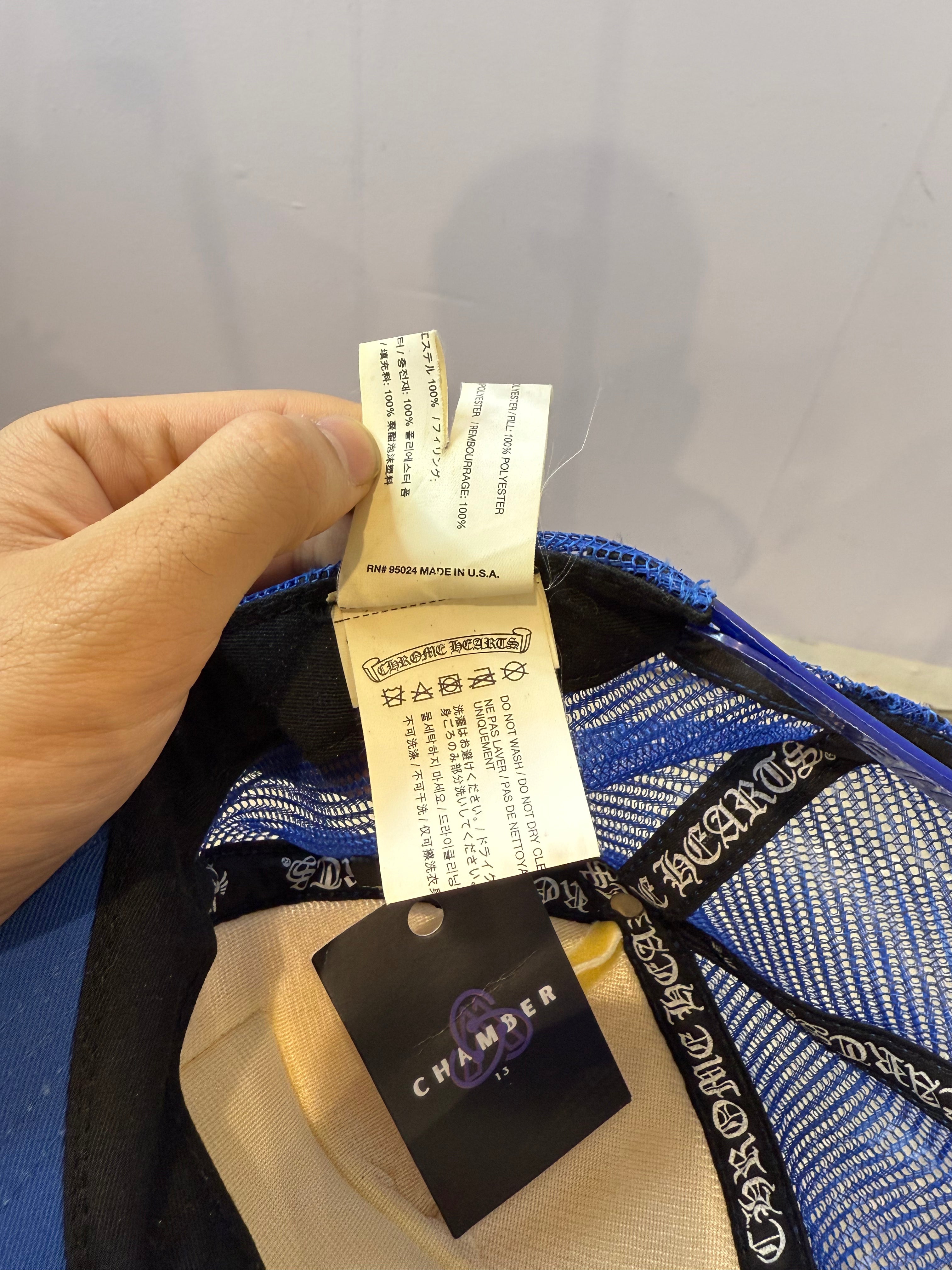 Chrome Hearts CH Hollywood RWB Trucker Hat