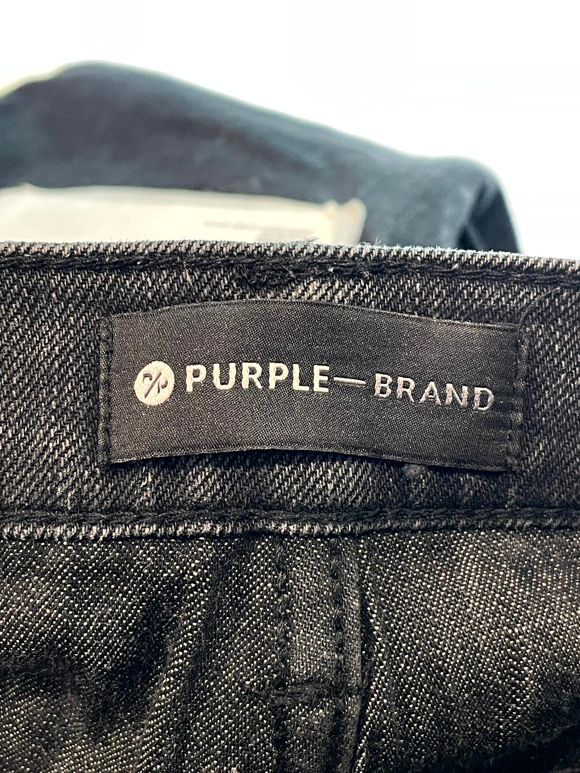 Purple Black Jeans
