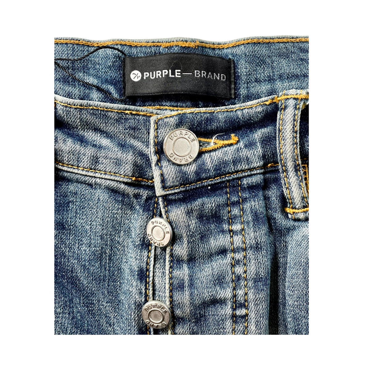 Purple Brand Splatter Light Wash & Black Jeans