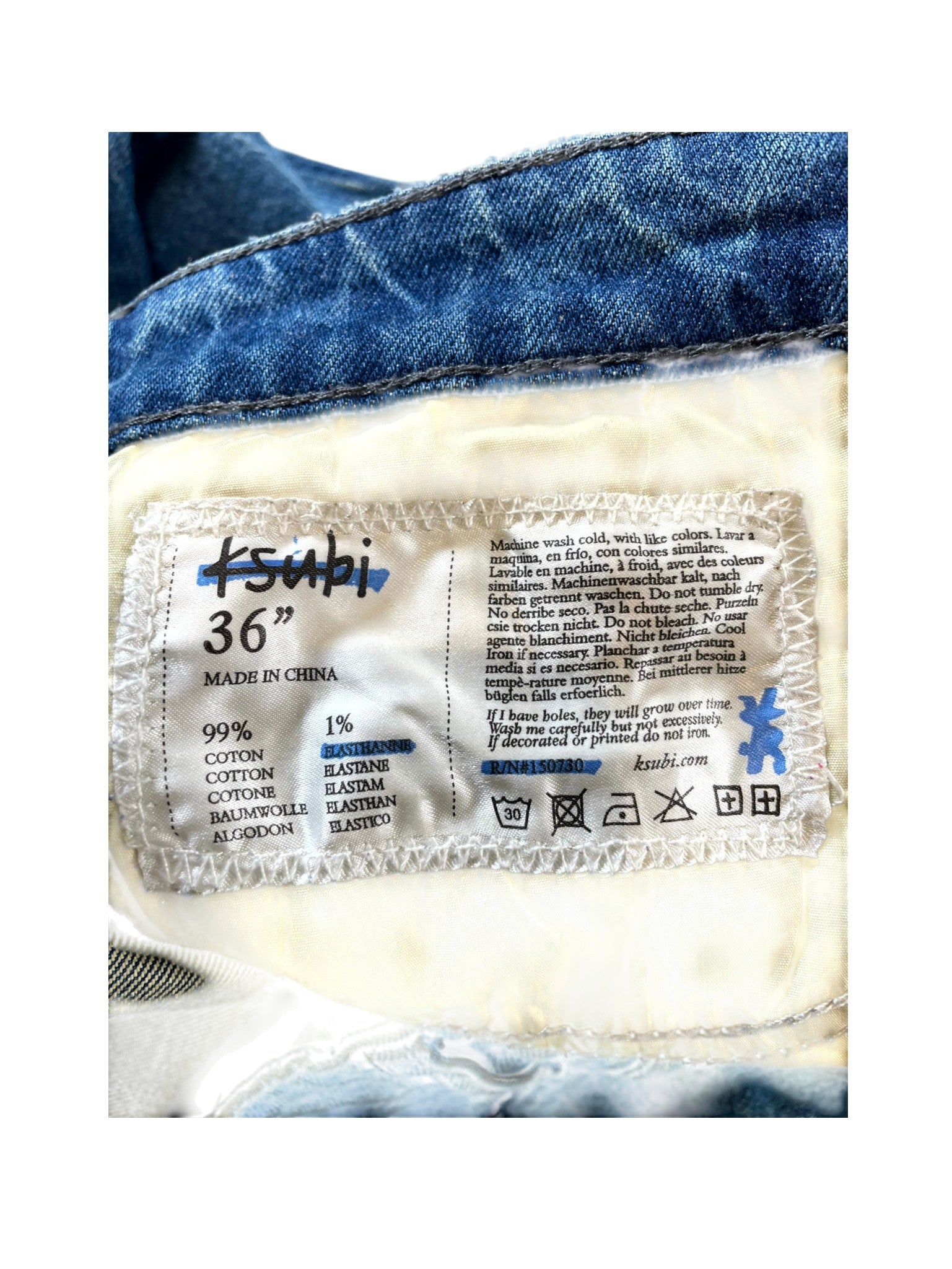 Ksubi Blue Jeans