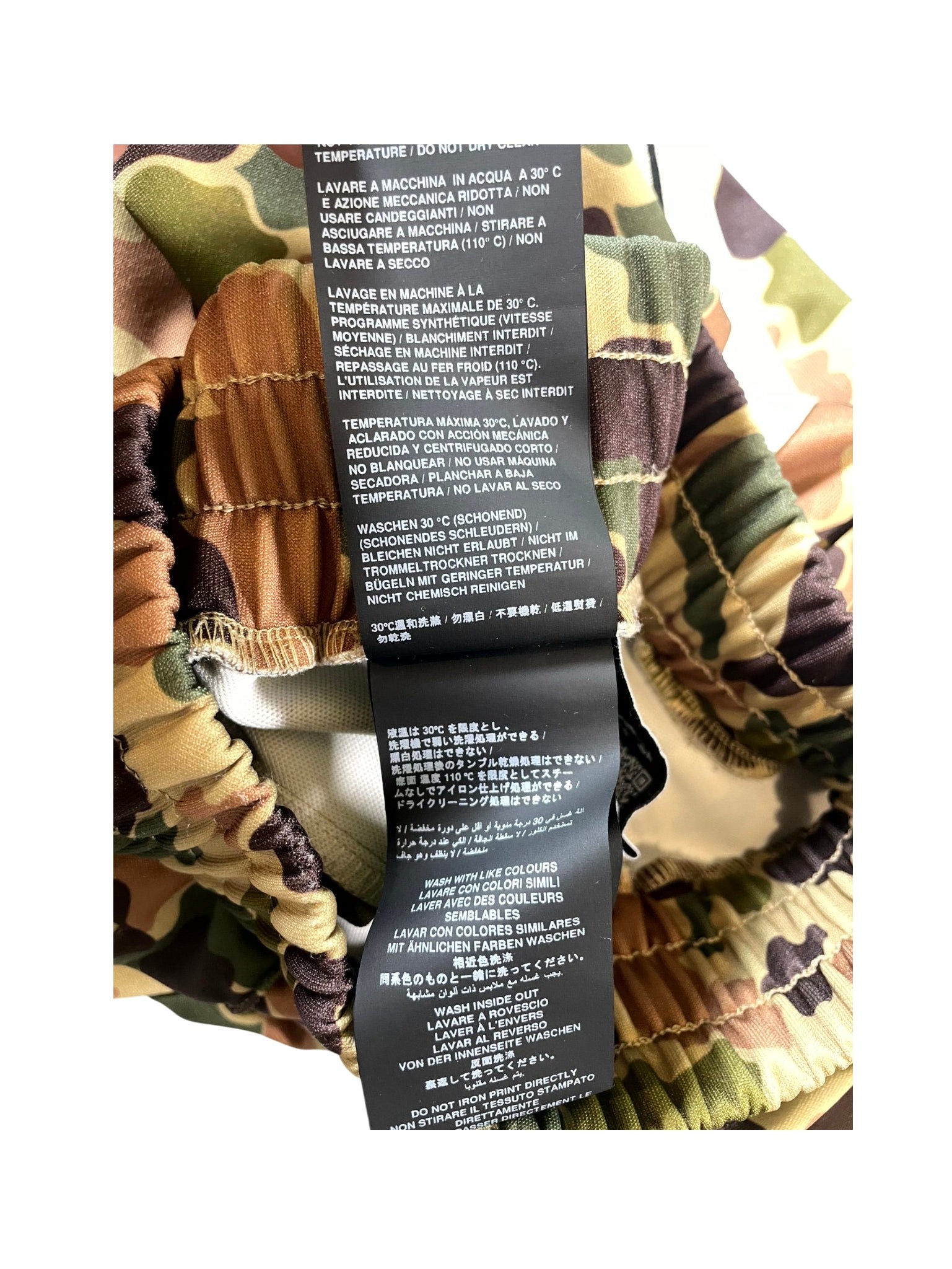 Palm Angels Camo Striped Multicolor Track Pants