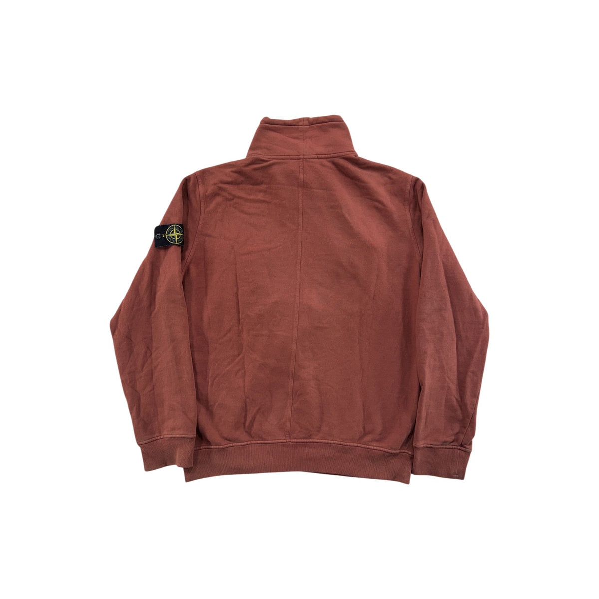 Stone Island Crewneck Maroon Sweatshirt