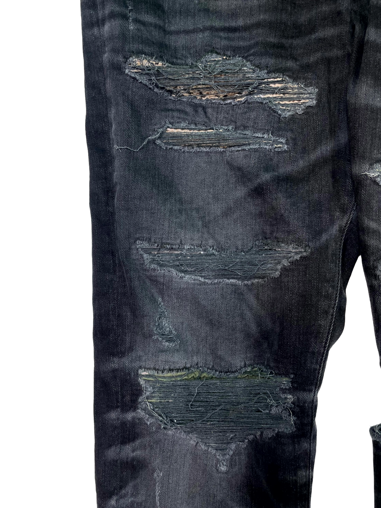 Amiri Thrasher Brown & Green Jeans