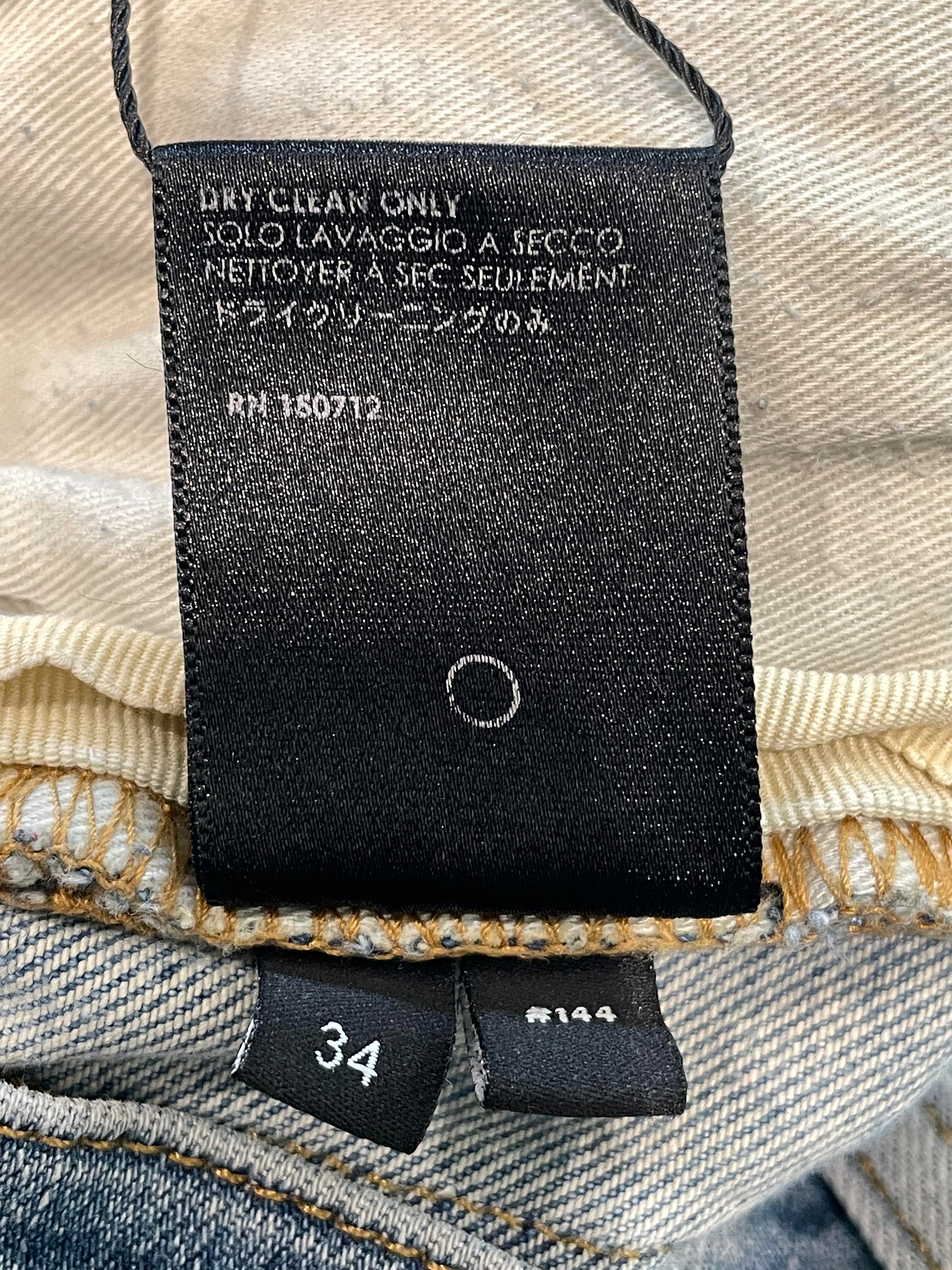Amiri Light Wash Thrasher Ripped Jeans