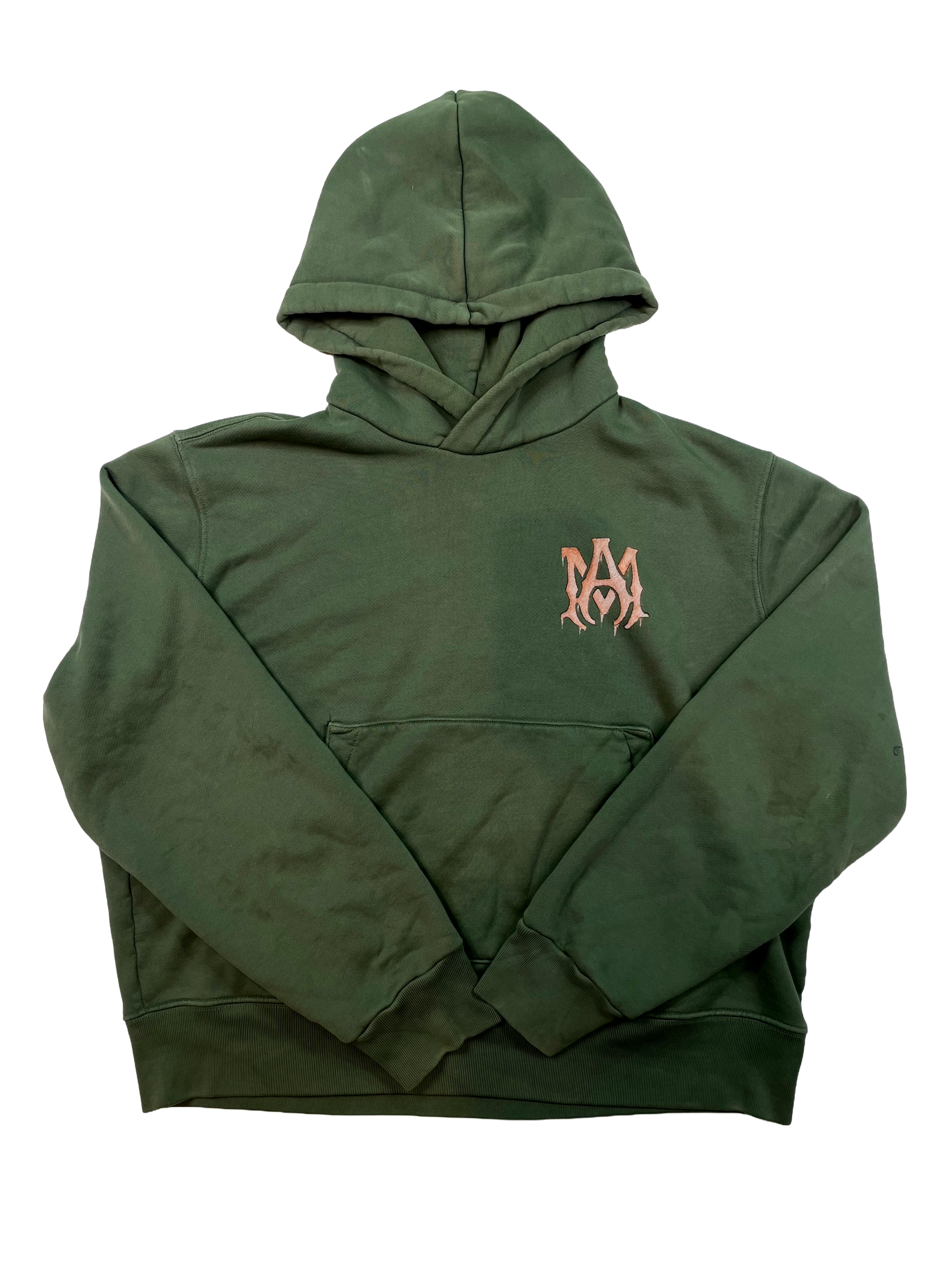 Amiri MA Green & Orange Hoodie