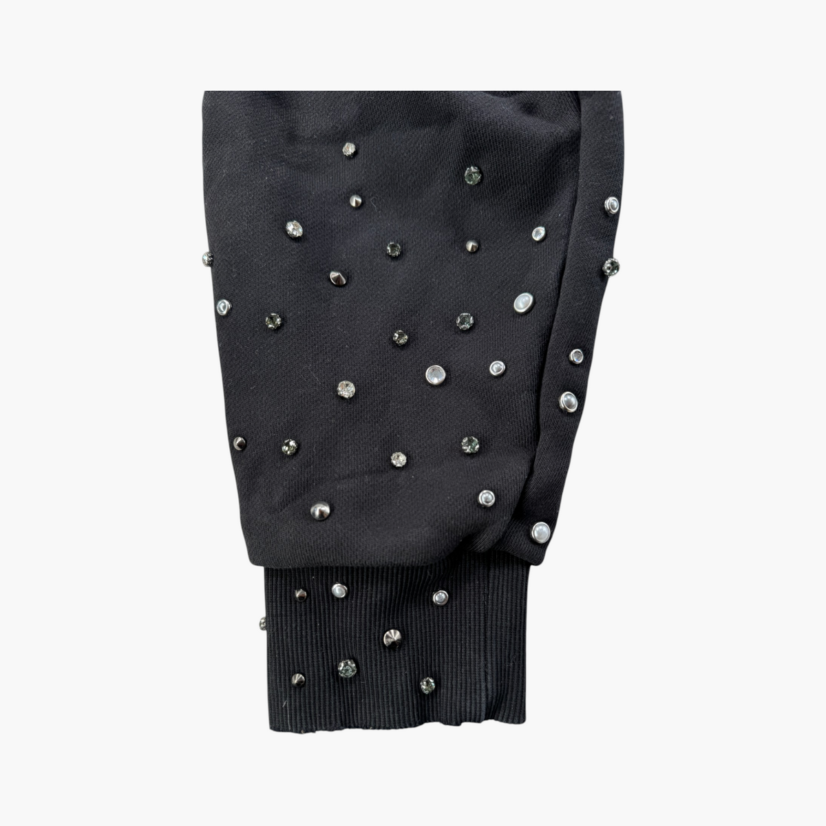 Lost Intricacy Black Patch Zip Up Hoodie