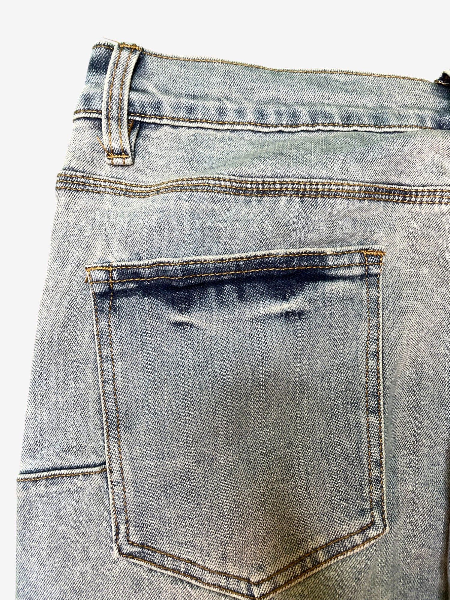 Purple Brand "Shine" Light Wash Blue Jeans