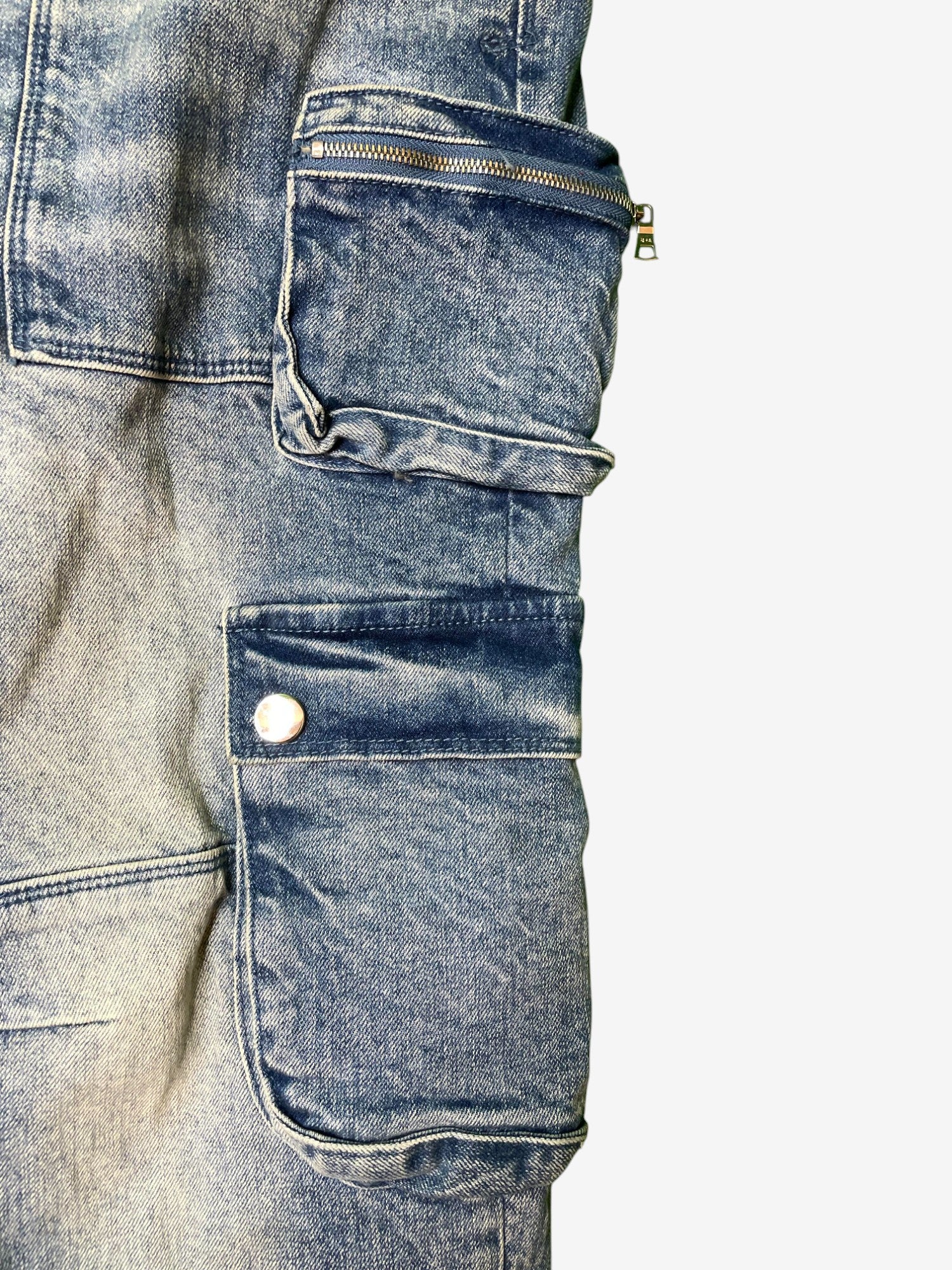 RTA "Cargo" Light Wash Blue Jeans