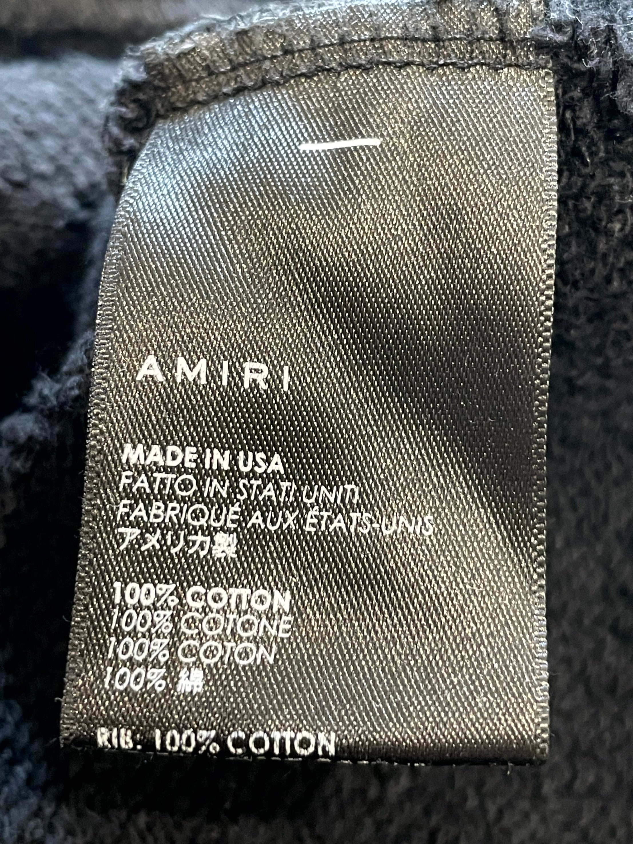 Amiri Floral Black Hoodie
