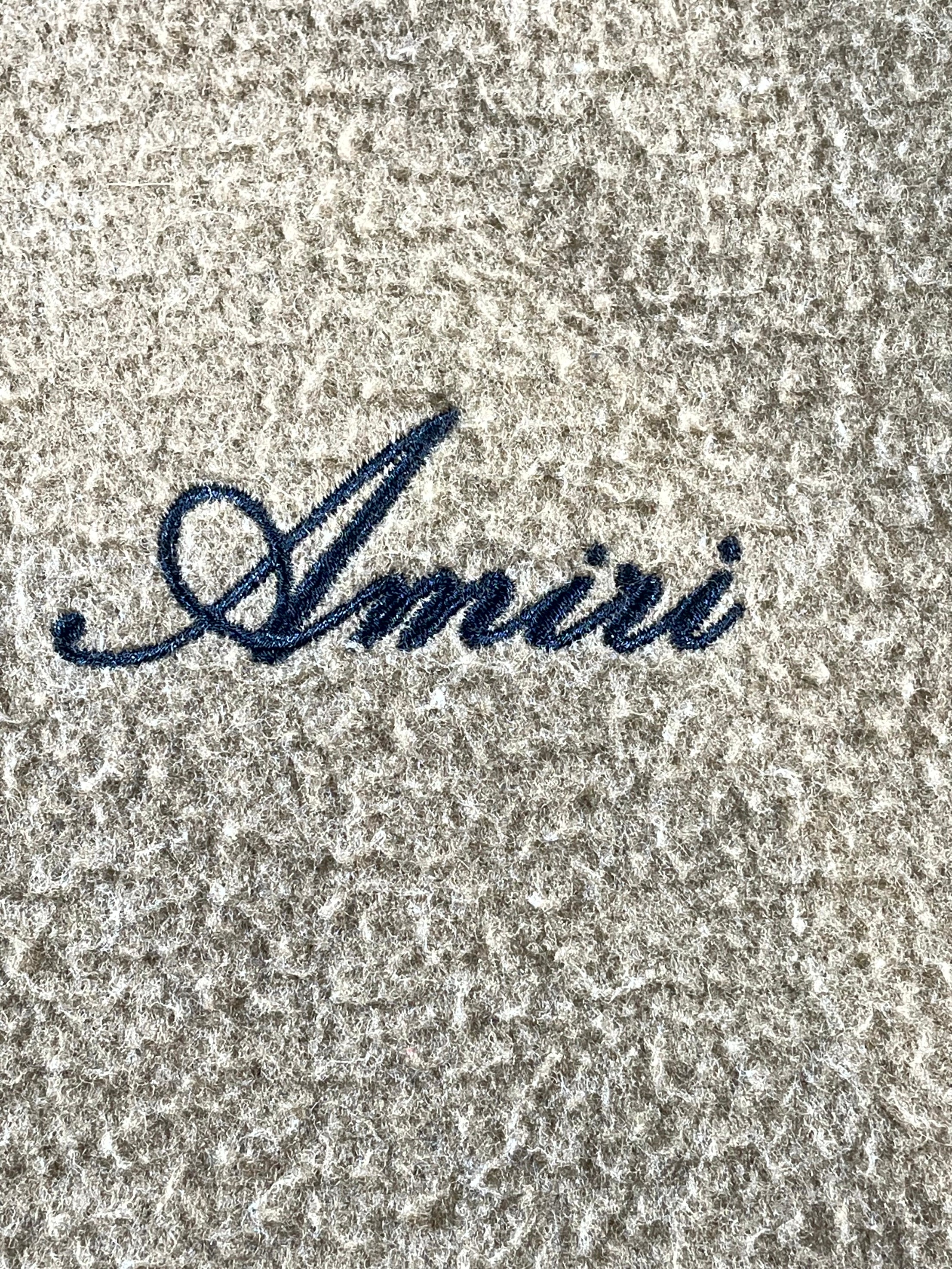 Amiri "Shearling Varsity" Brown & Black Jacket