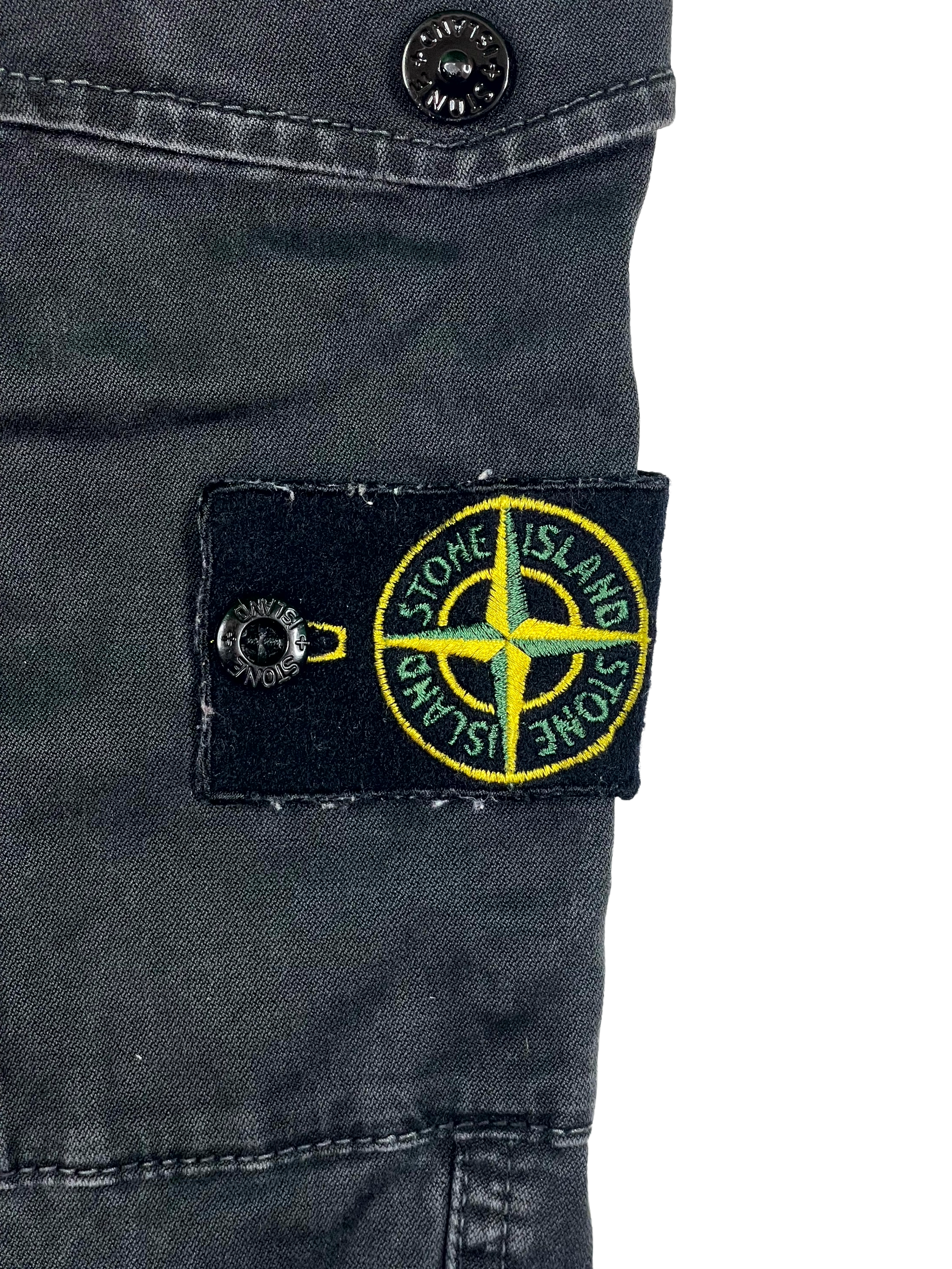 Stone Island Cargo Black Jeans