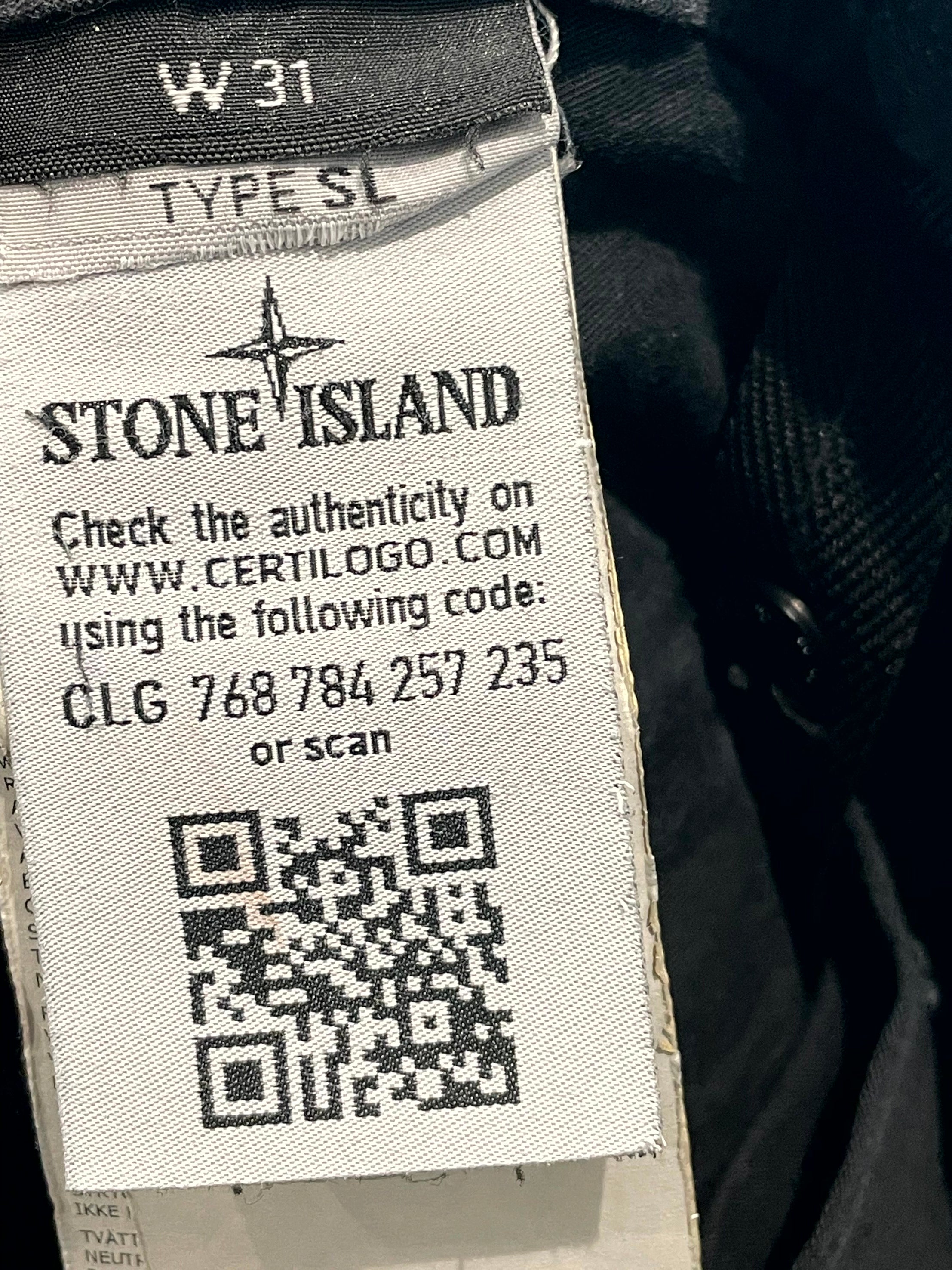 Stone Island Cargo Black Jeans