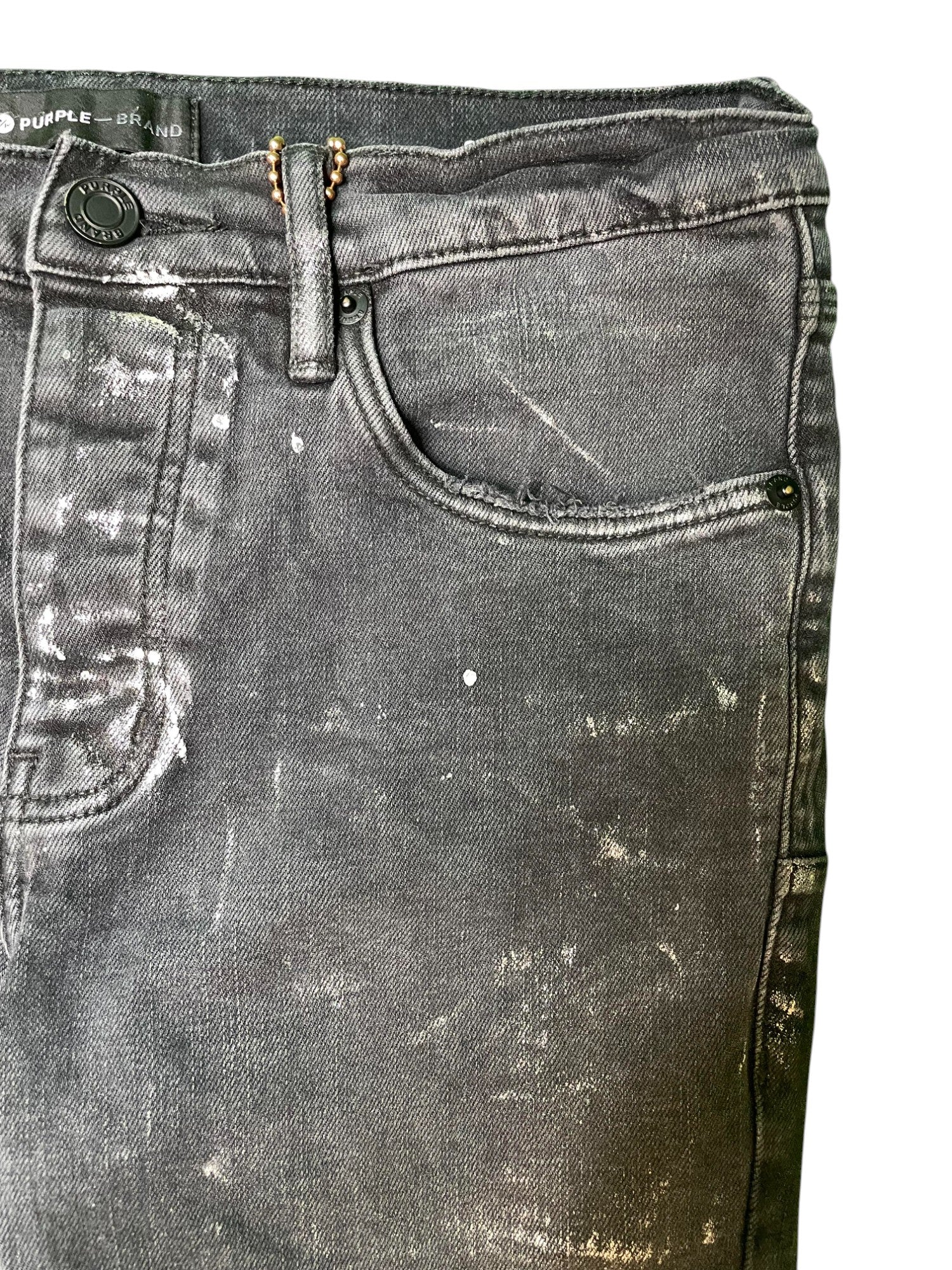 Purple Brand "Distressed" Black Jeans