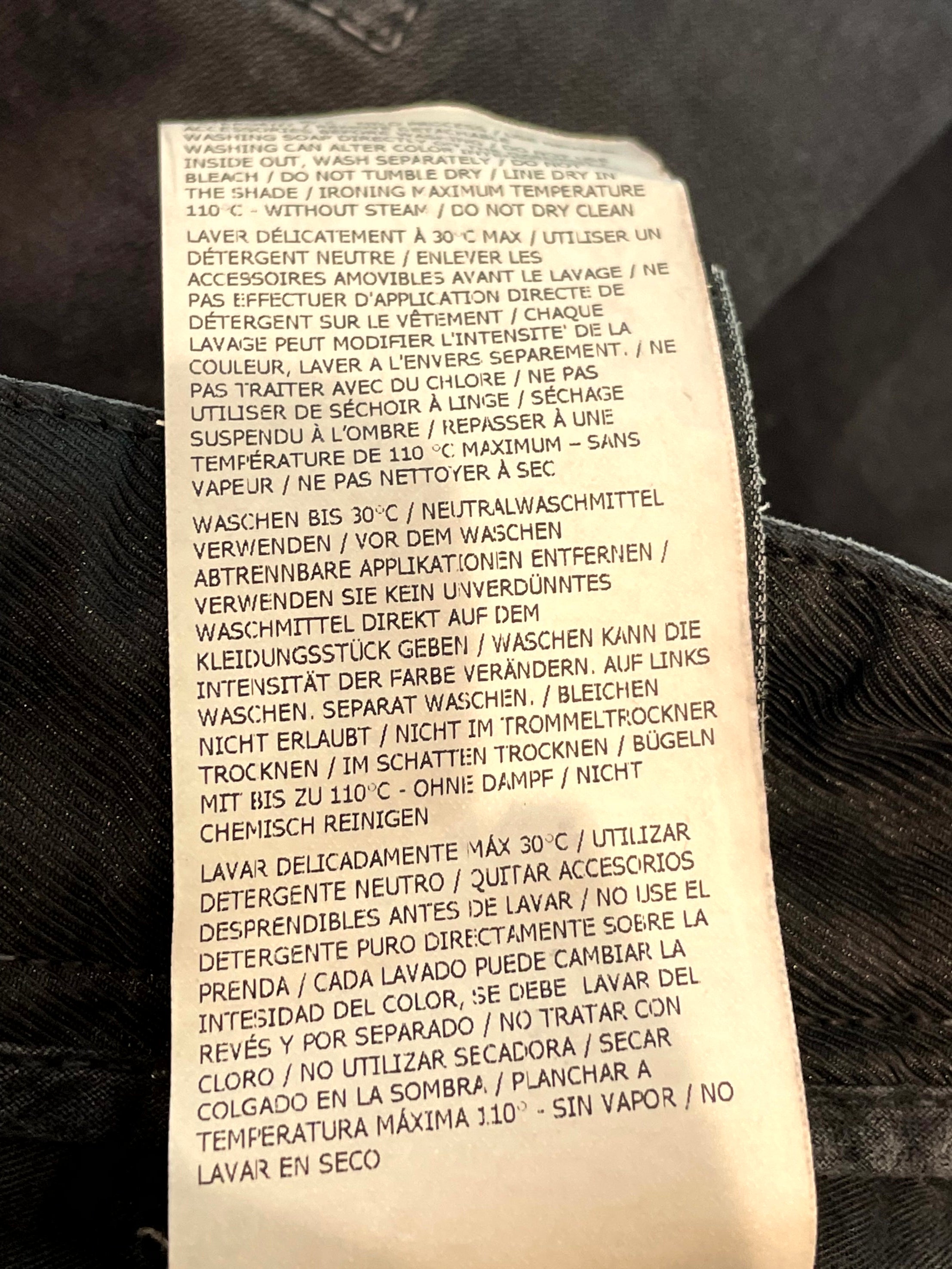 Stone Island Cargo Black Jeans