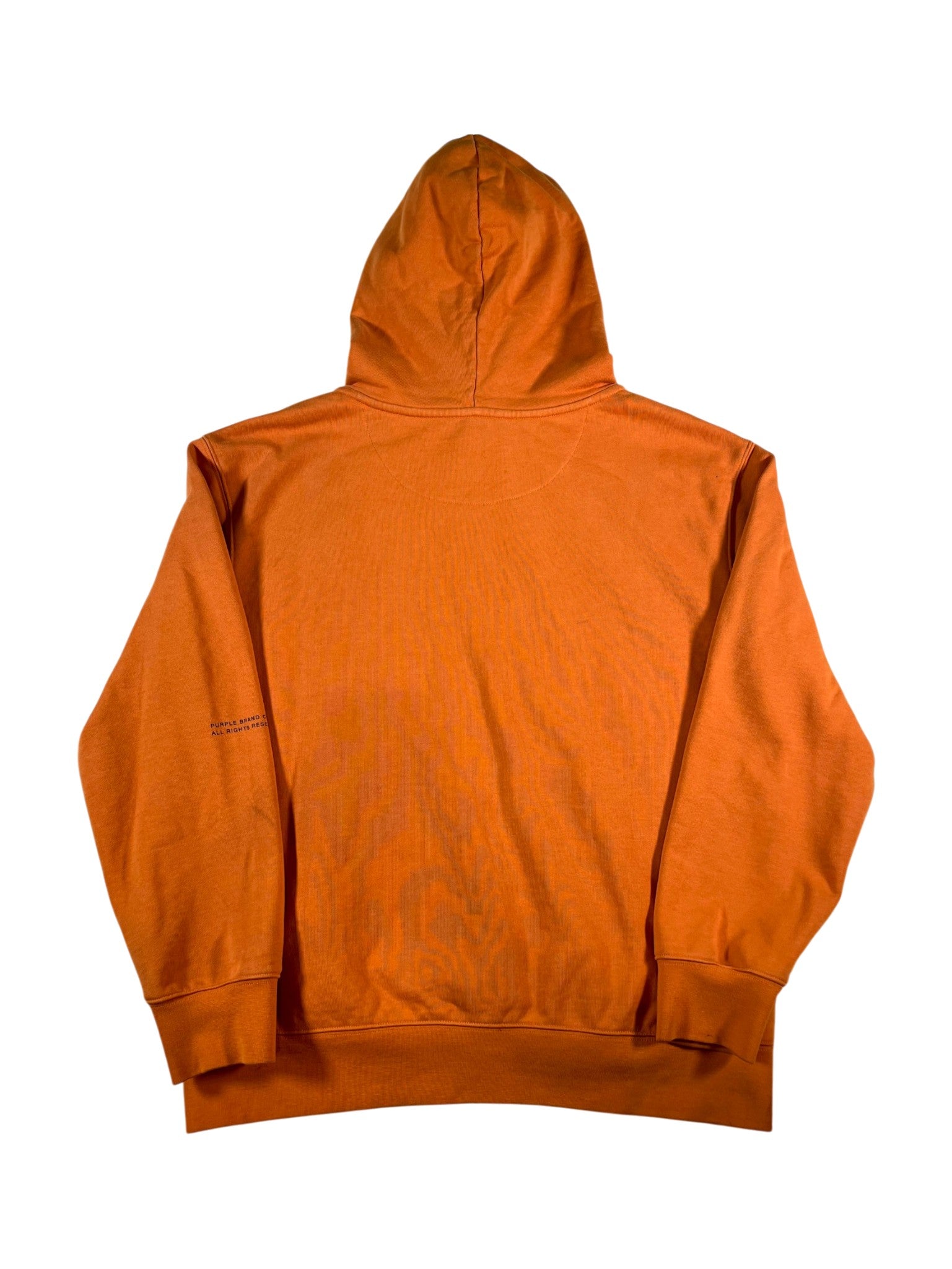 Purple Brand "Old English" Orange & Black Hoodie