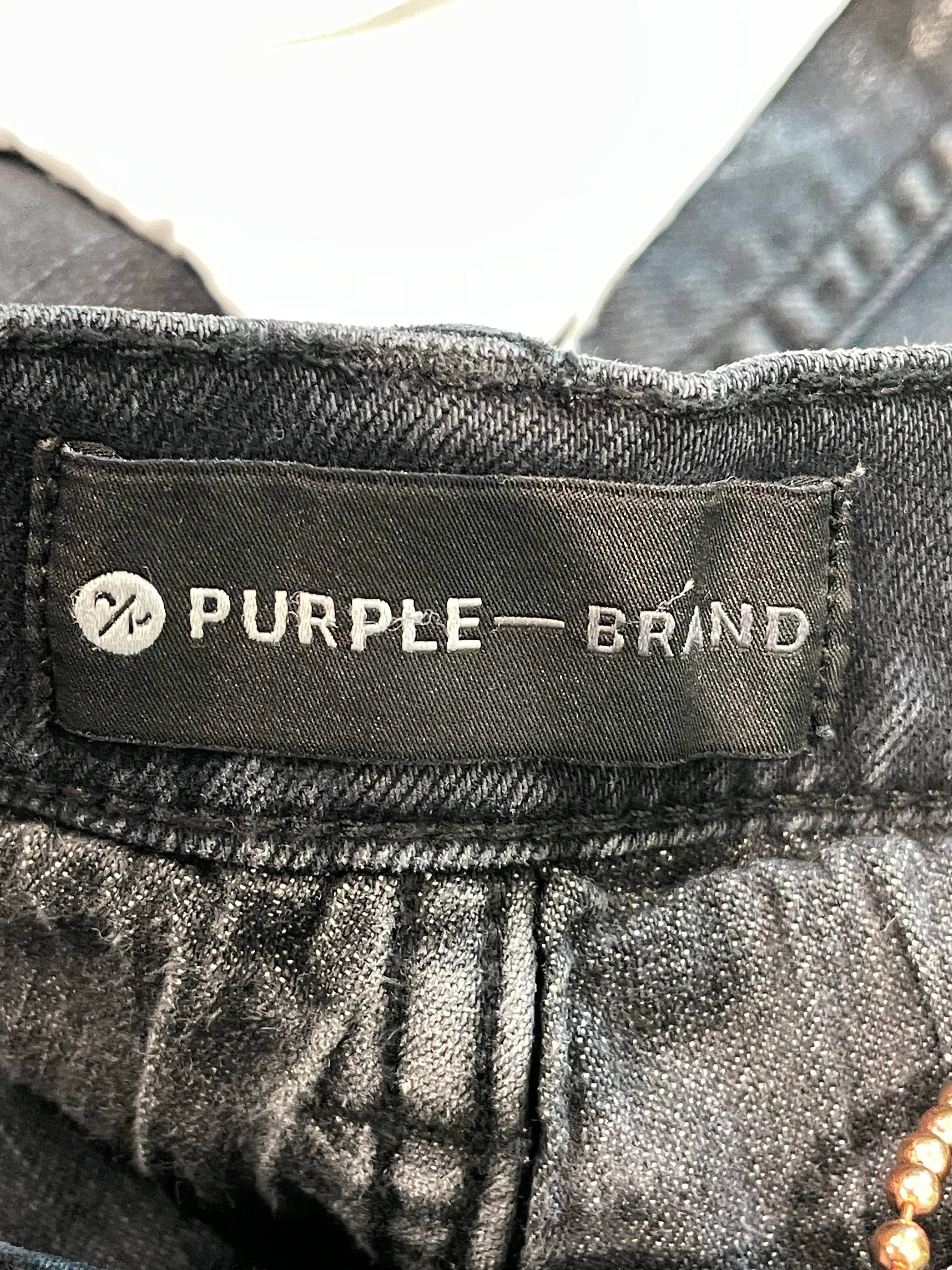 Purple Brand "Distressed" Black Jeans