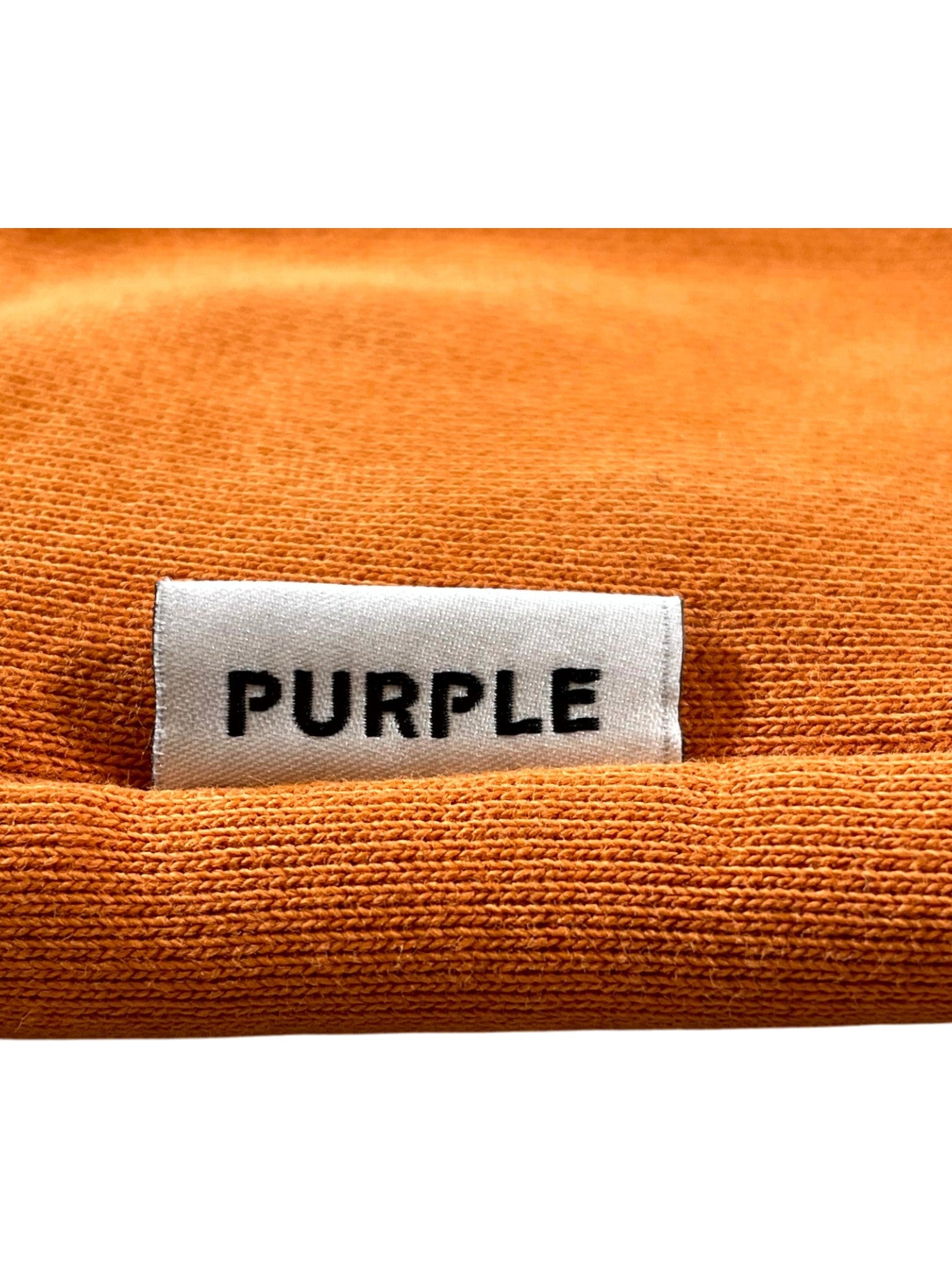 Purple Brand "Old English" Orange & Black Hoodie