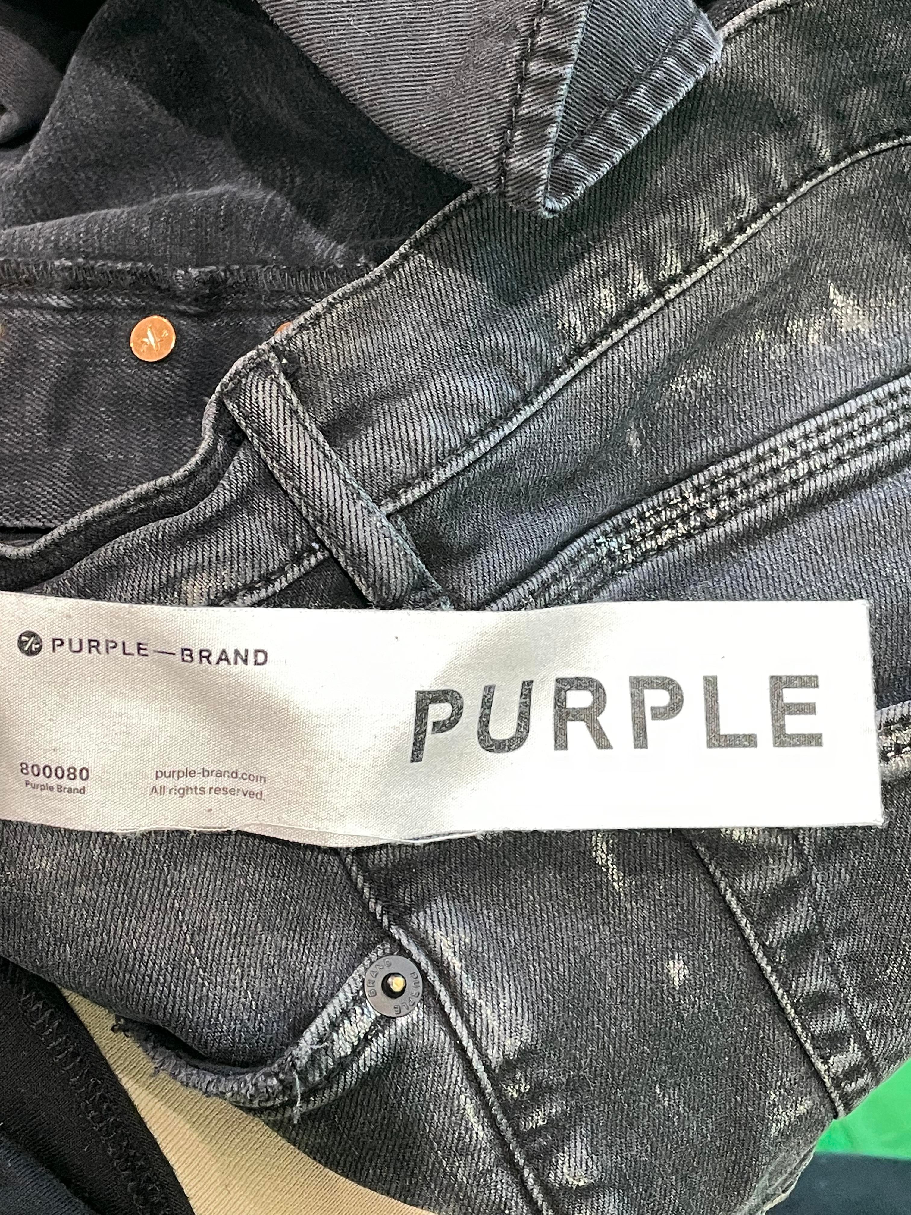 Purple Brand "Distressed" Black Jeans