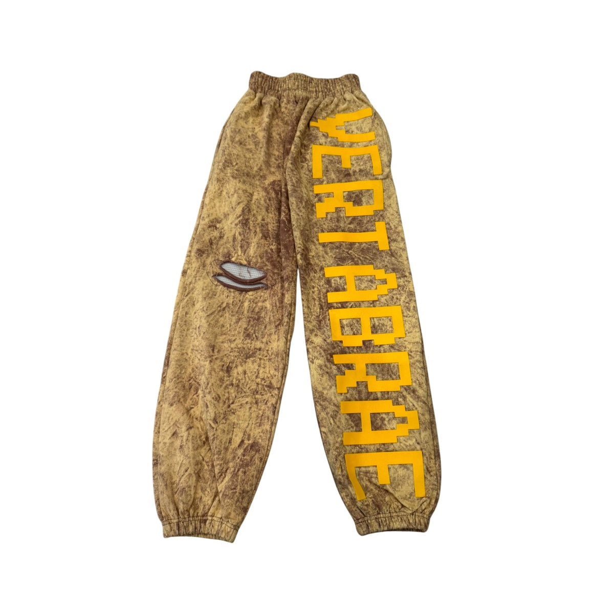 Vertabrae Tie Dye Yellow Sweats