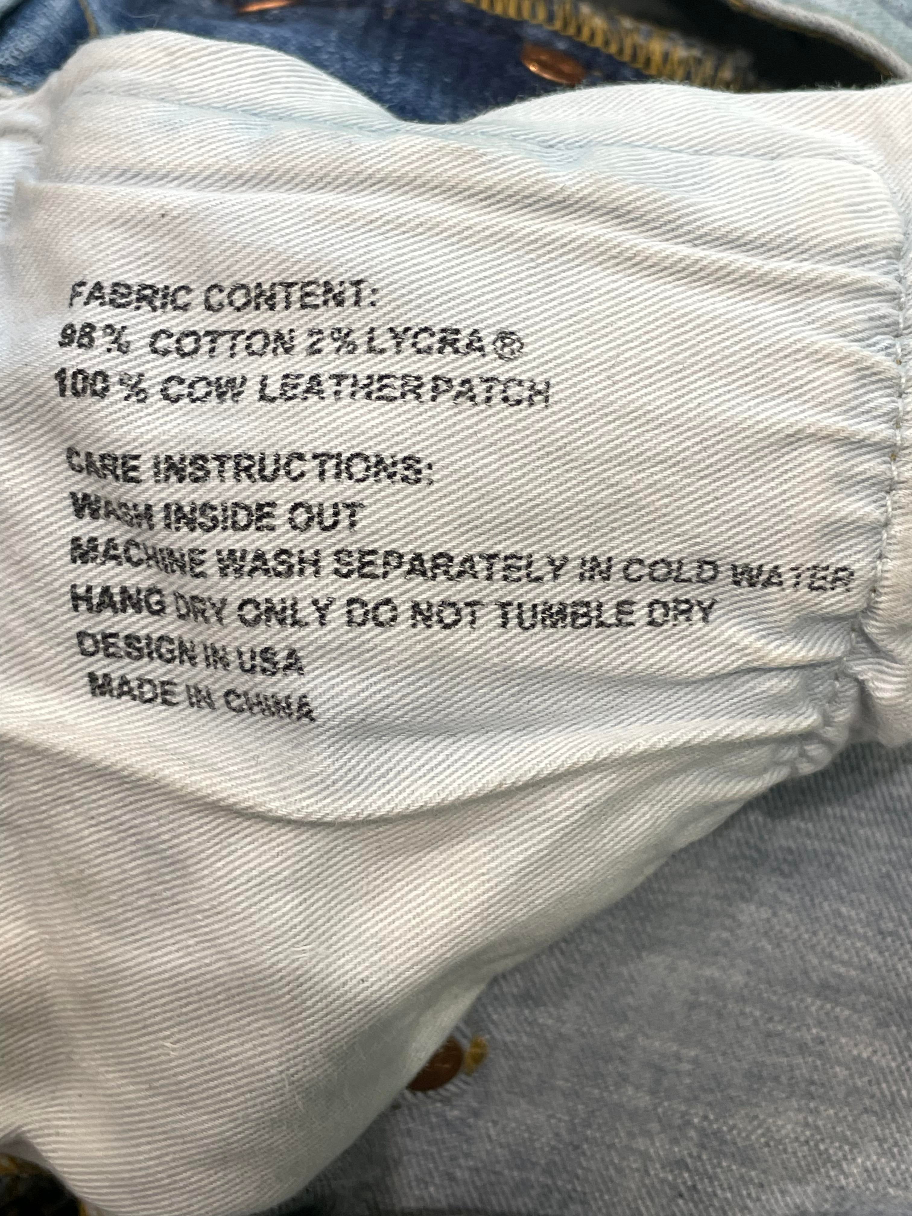 Purple Brand "Stitches" Light Wash Jeans