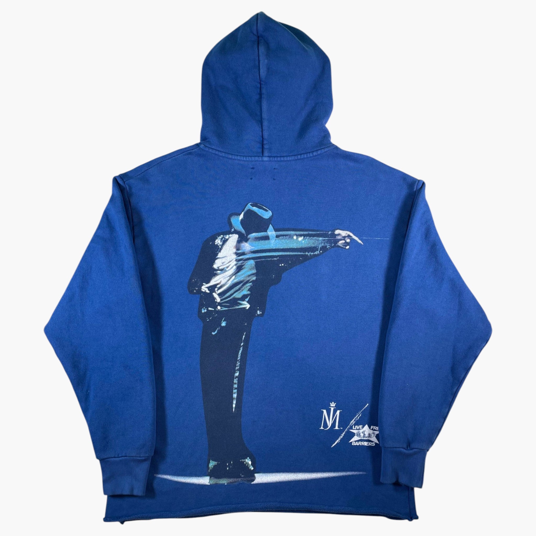 Barriers Michael Jackson Blue Hoodie