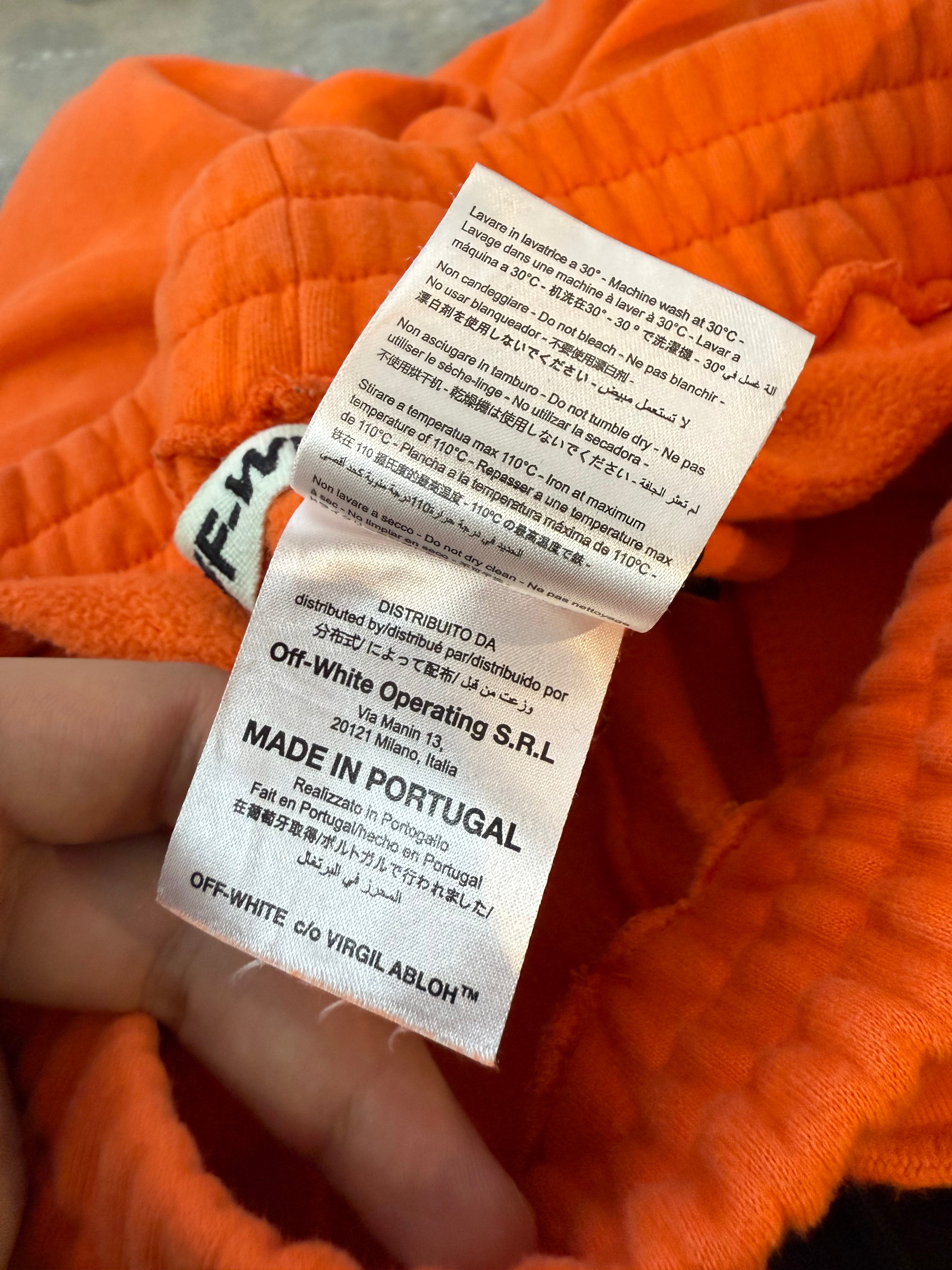 Off-White Vlone Orange Sweatpants