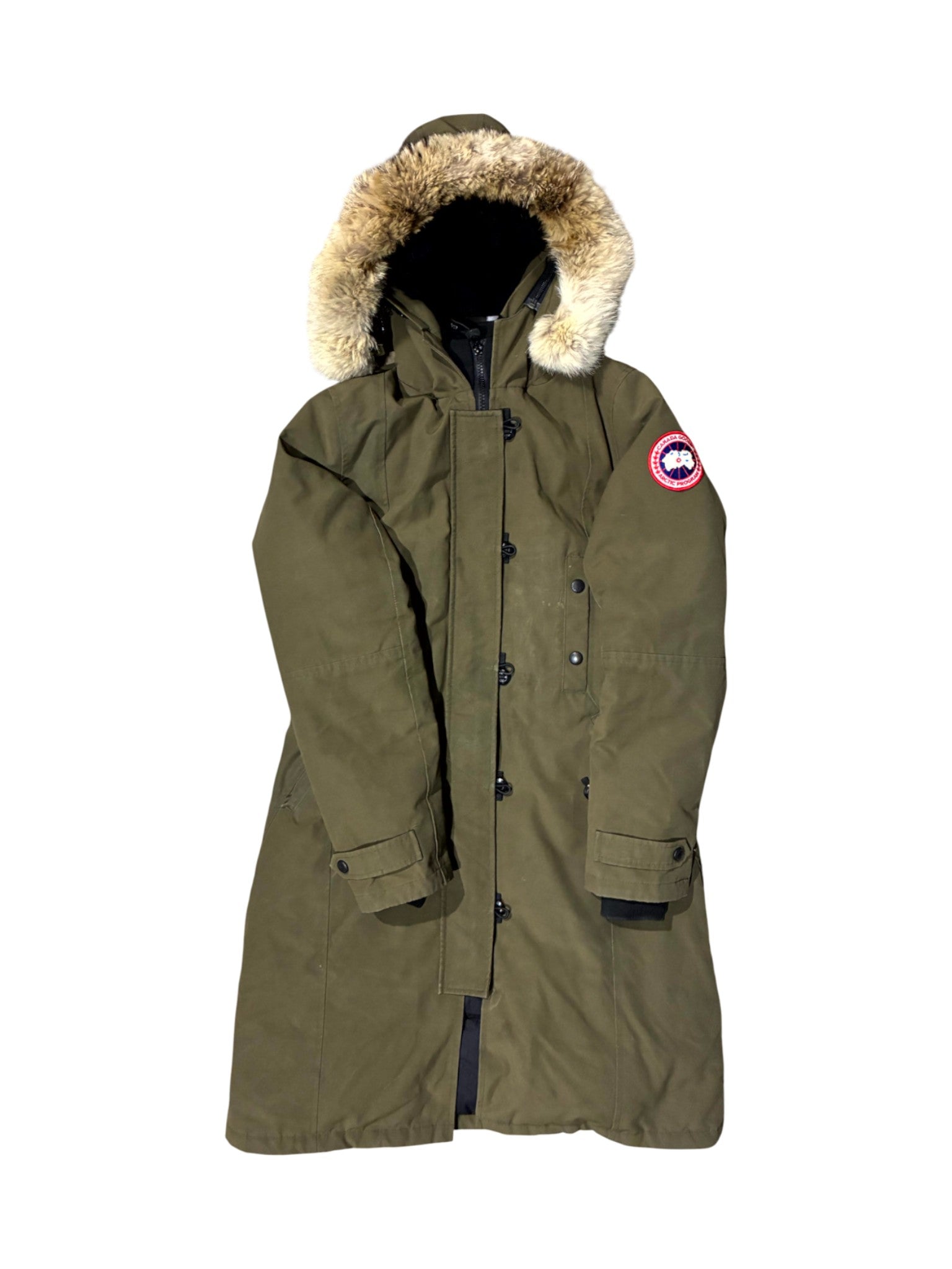 Canada goose Women's Long Olive Coat