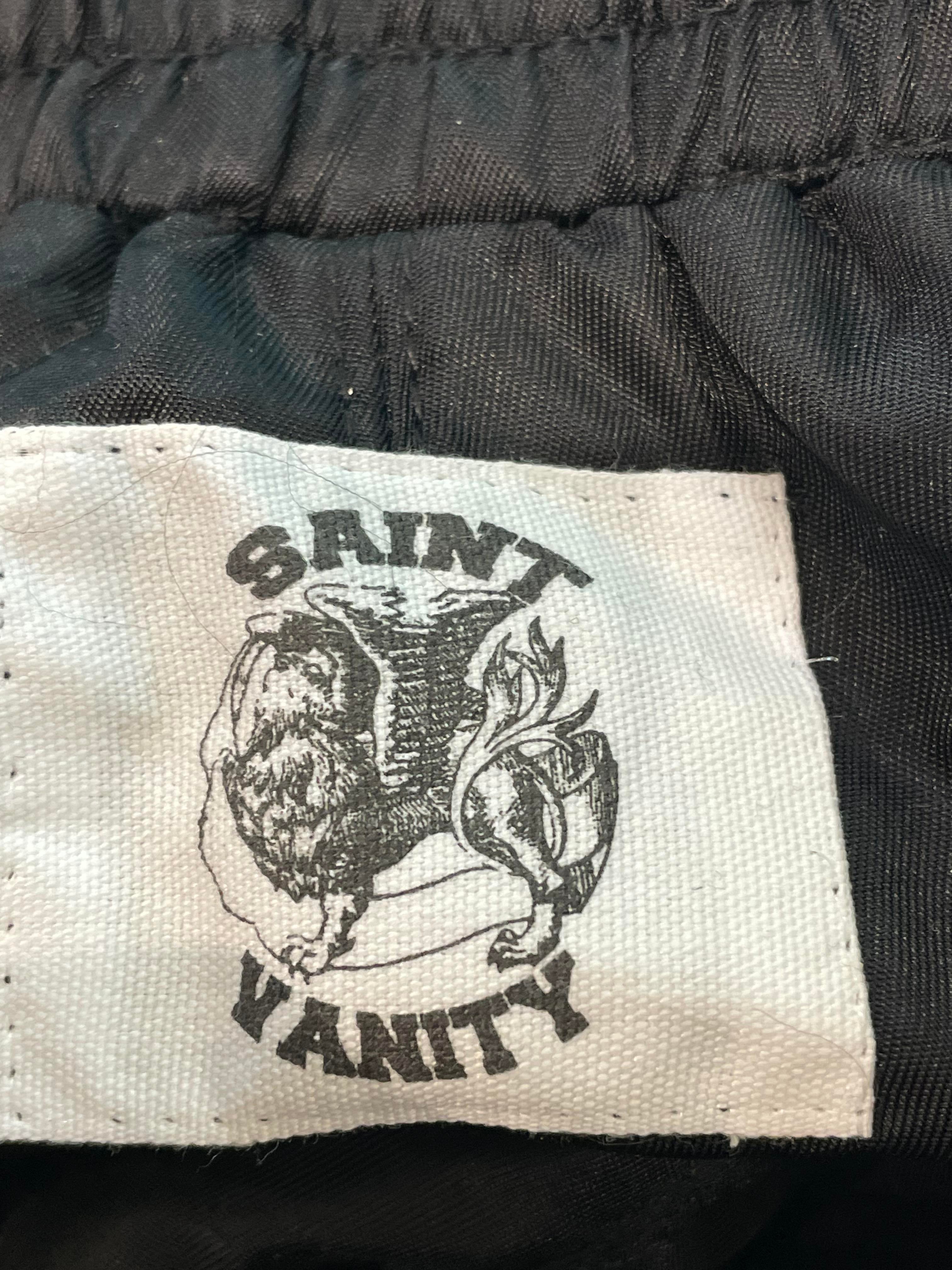 Saint Vanity Black Nylon Set Womans Shorts