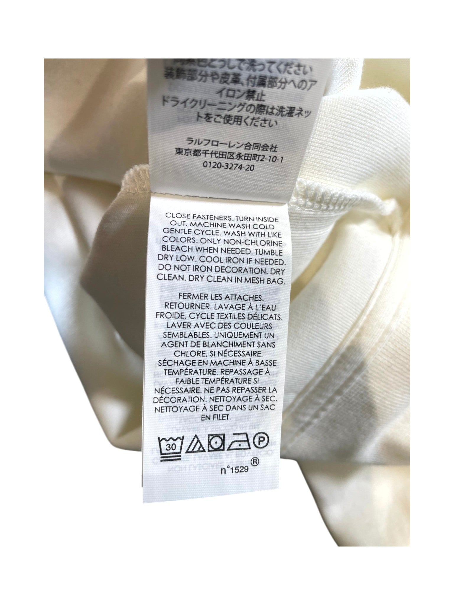 Polo Zip Up Cream & Black Hoodie