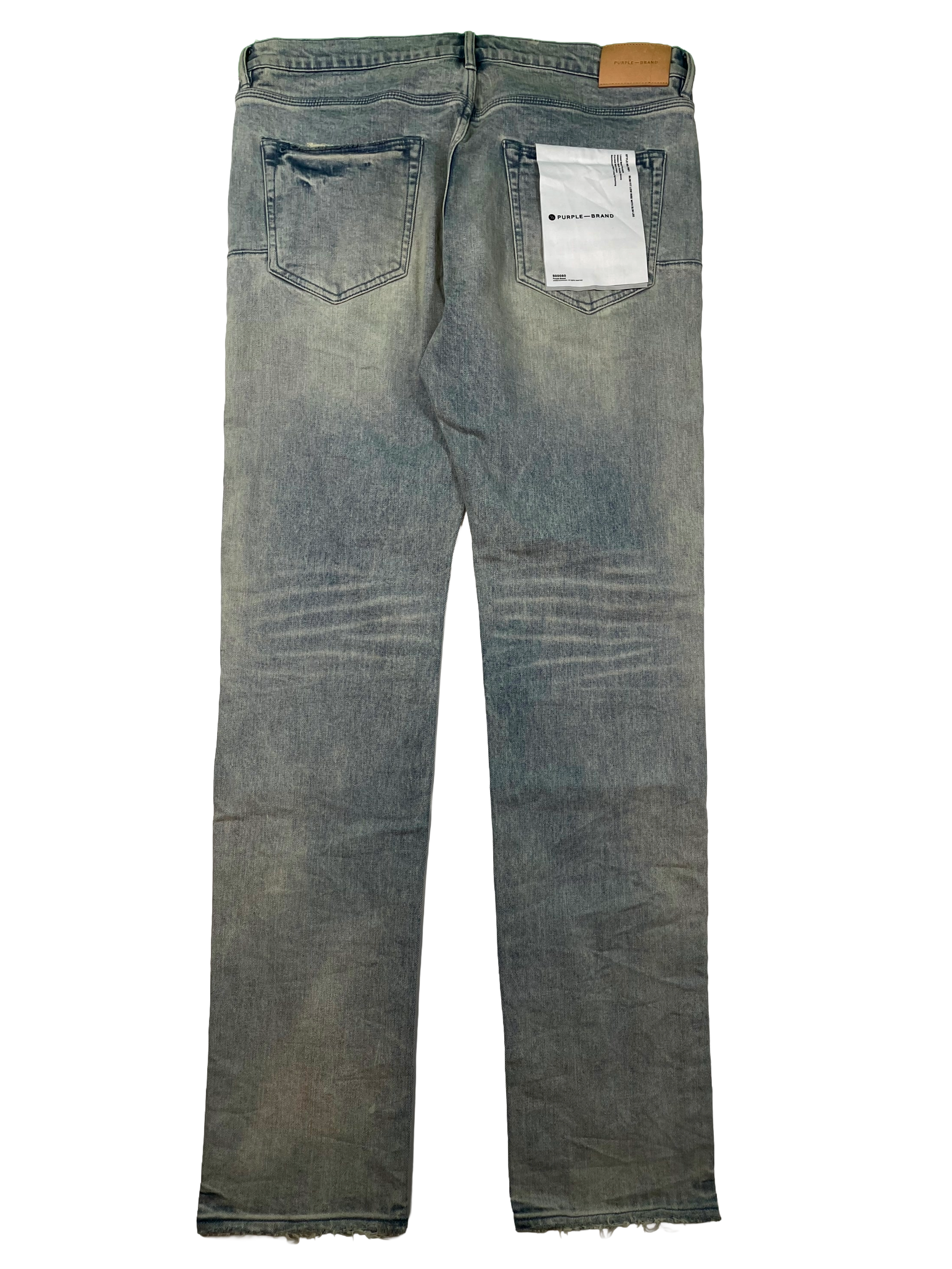 Purple Plain Light Wash Jeans