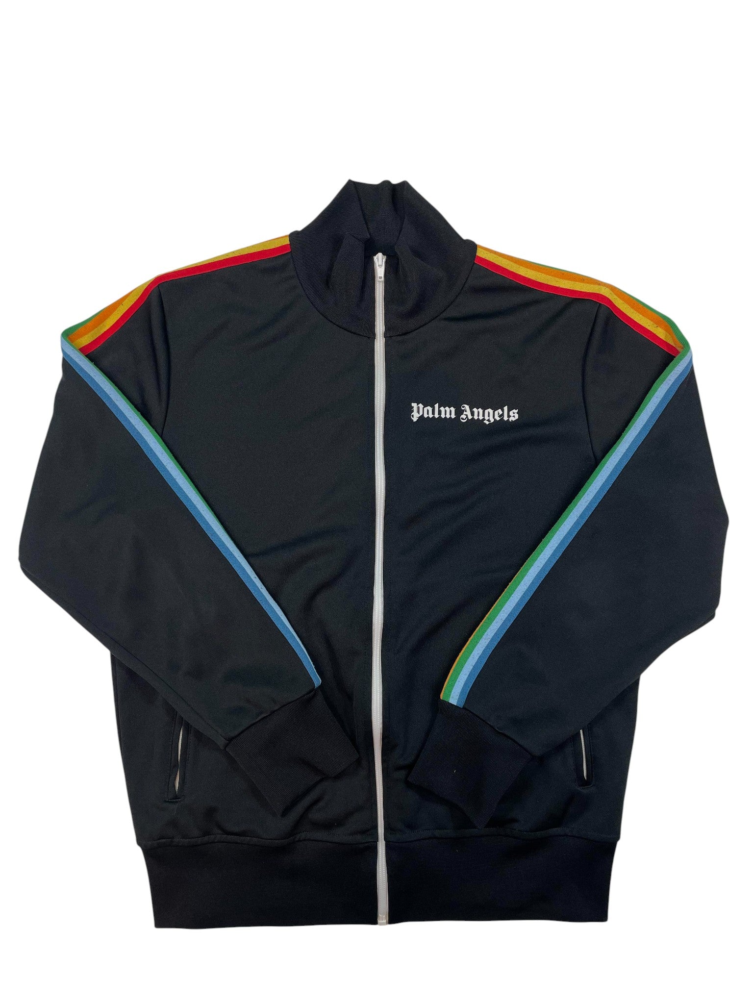 Palm Angels Black Multi Zip Up