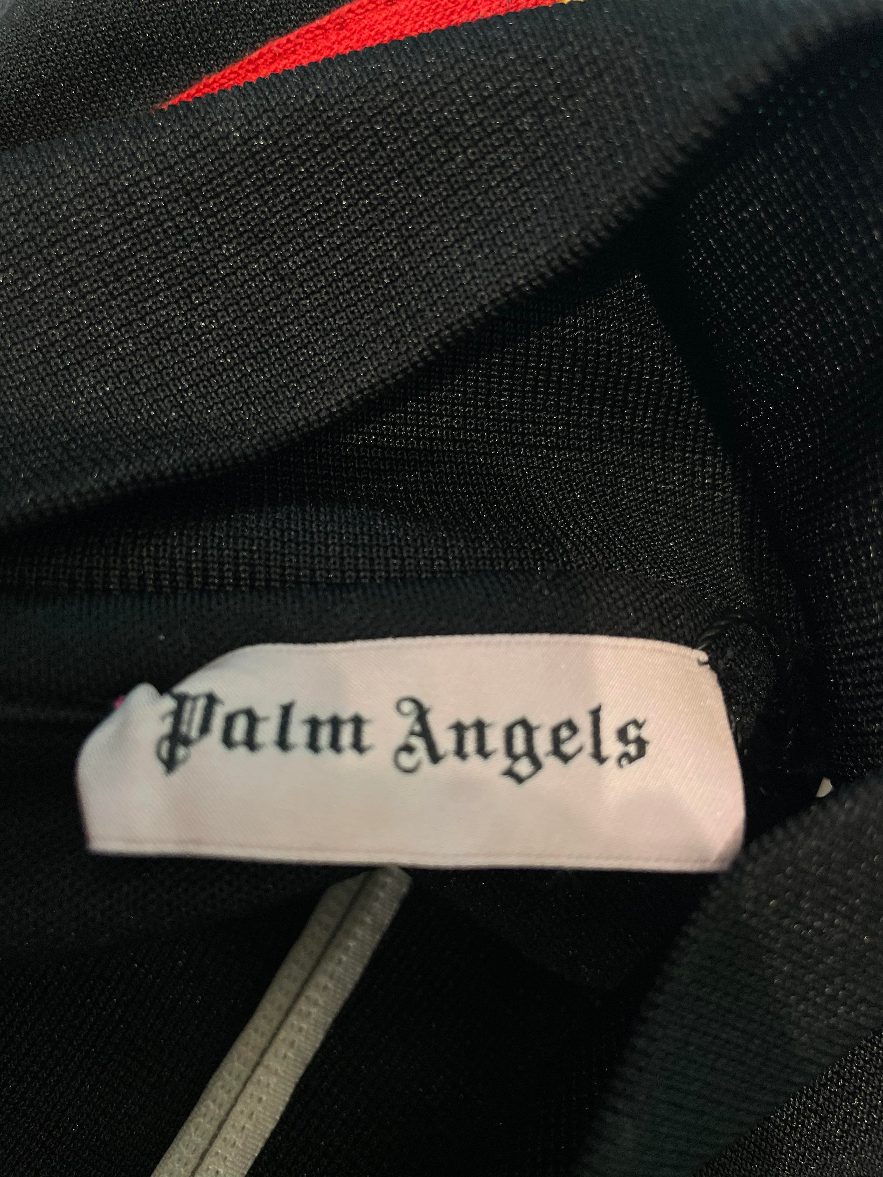 Palm Angels Black Multi Zip Up