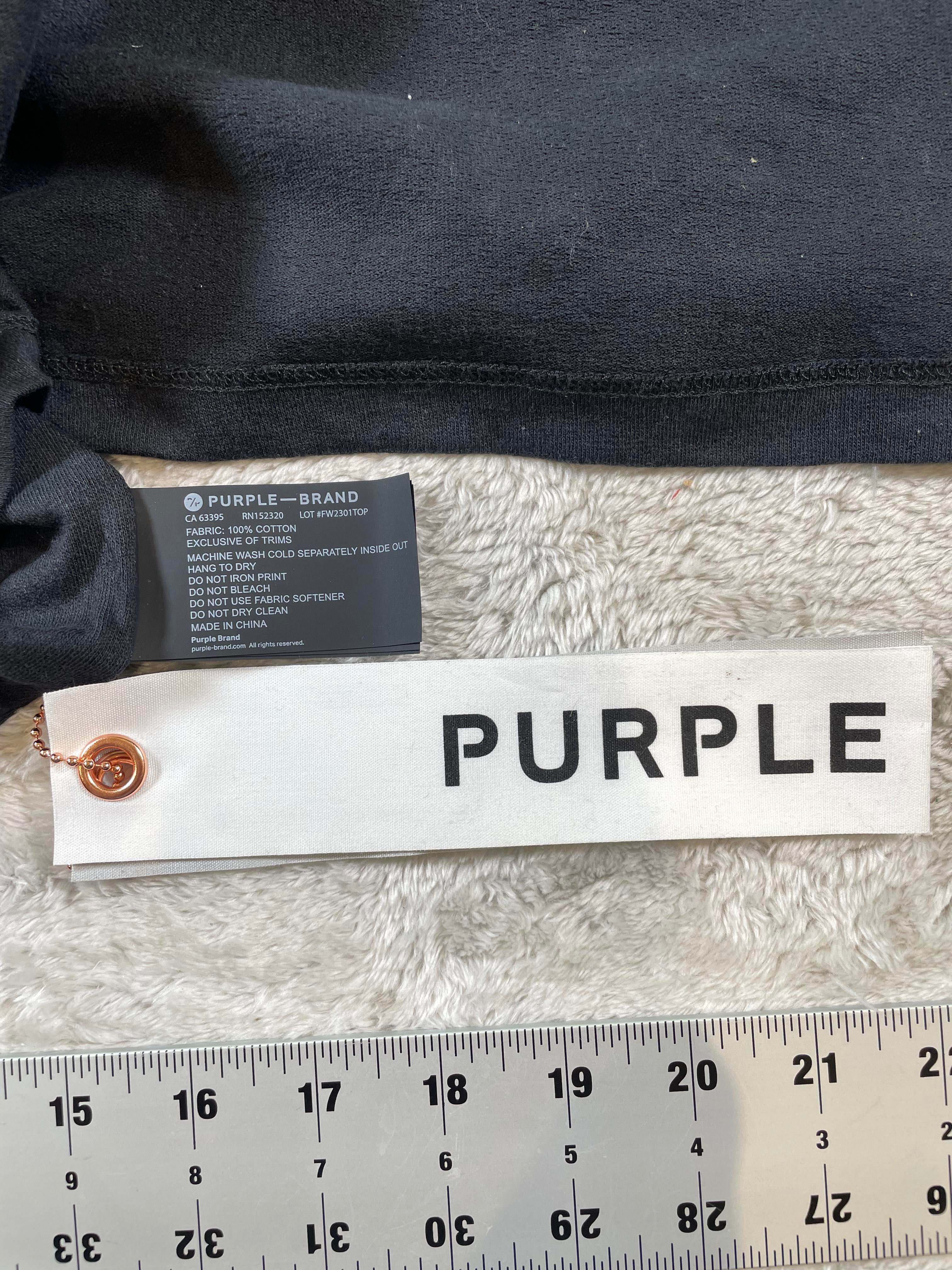 Purple Brand Logo Cherry Red Tee