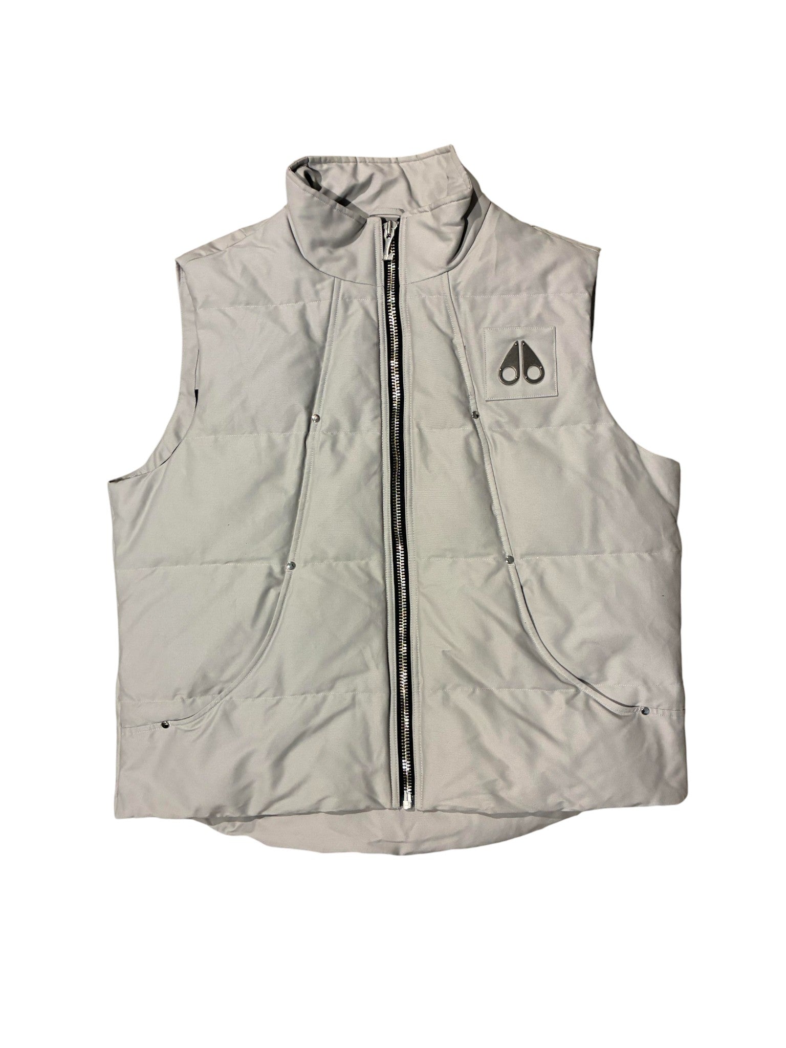 Moose Knuckles Grey Puffer Vest