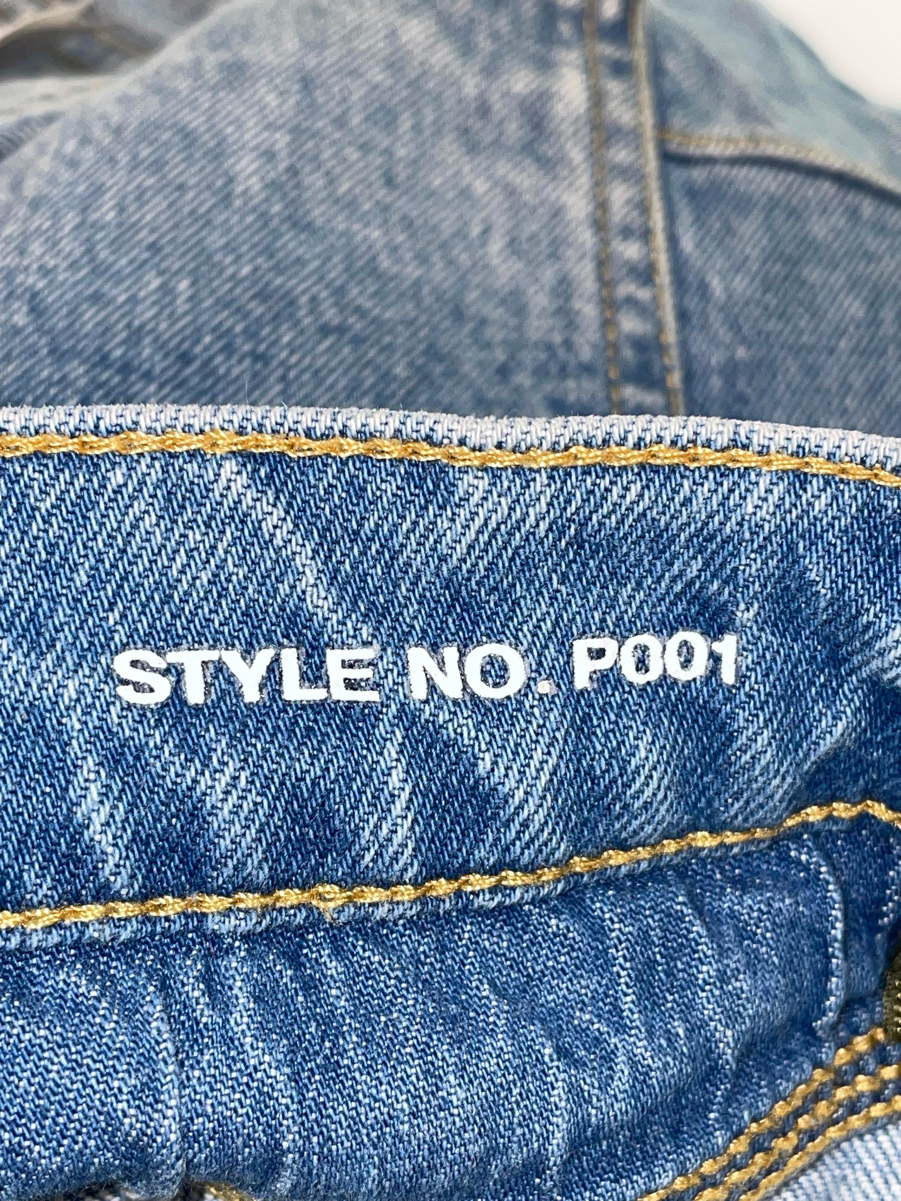 Purple Brand Light Wash Ripped Jeans
