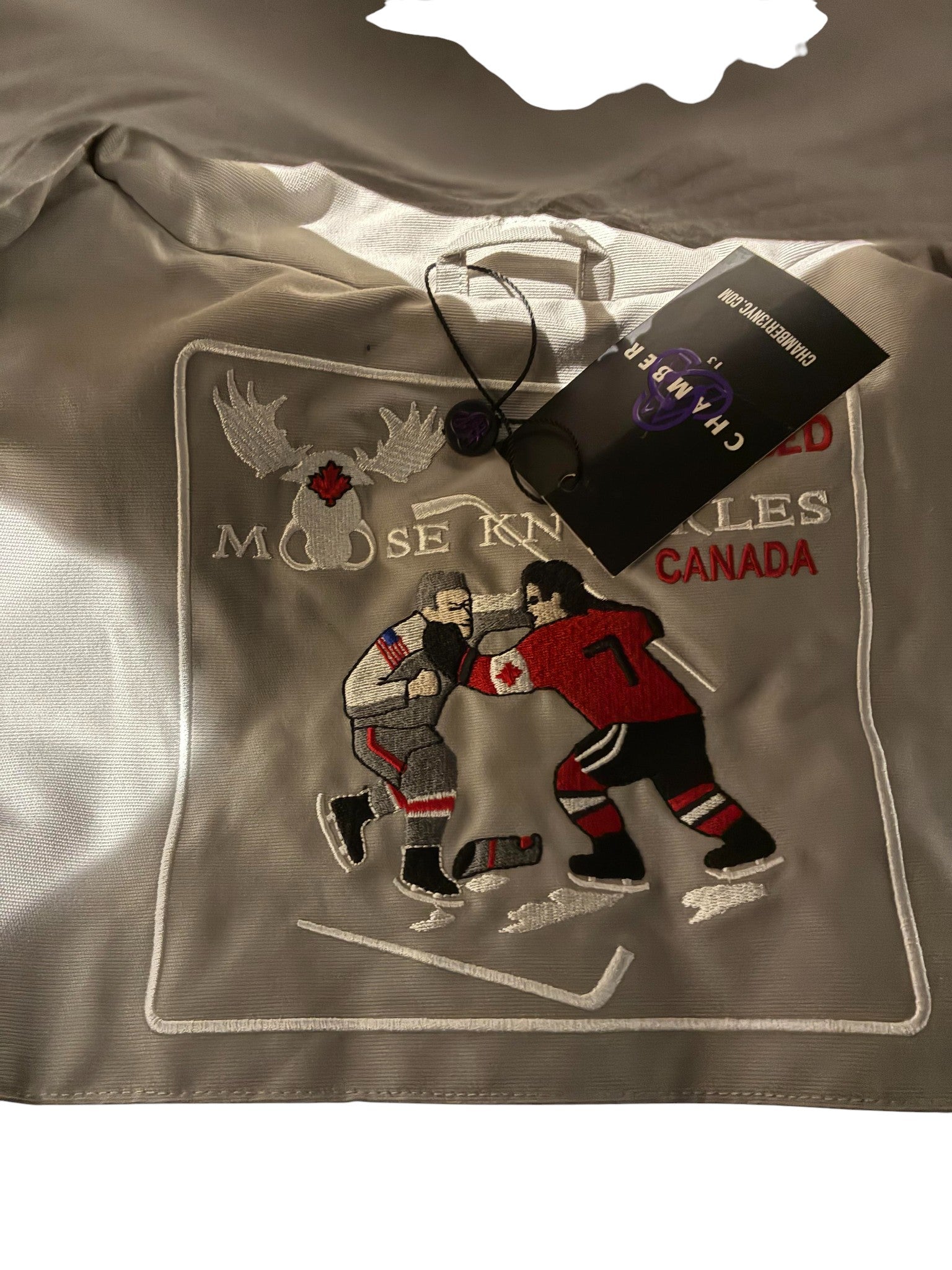 Moose Knuckles Grey Puffer Vest