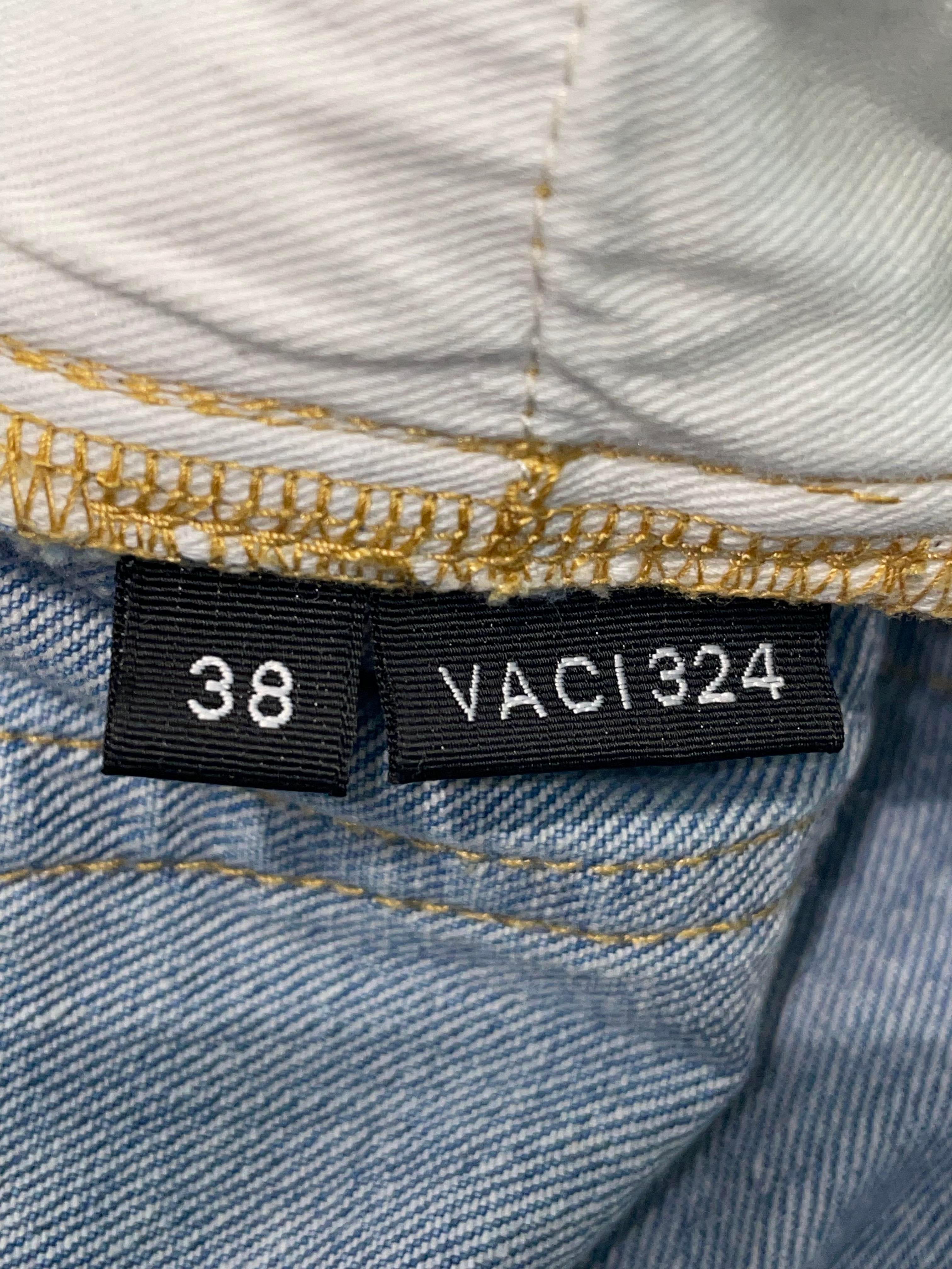 Purple Brand Light Wash Ripped Jeans