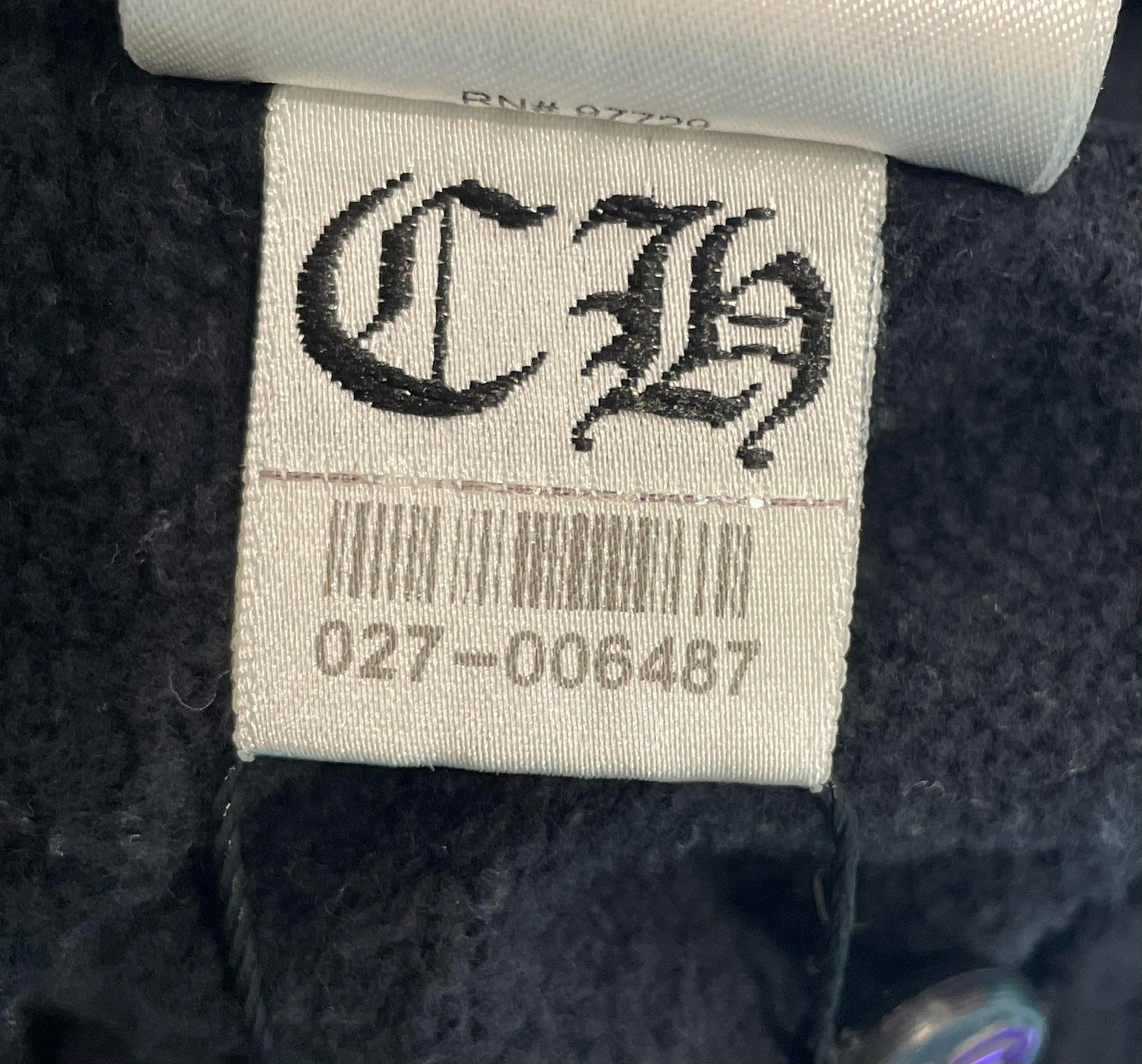 Chrome Hearts Black Horseshoe Los Angeles Zip Up Hoodie