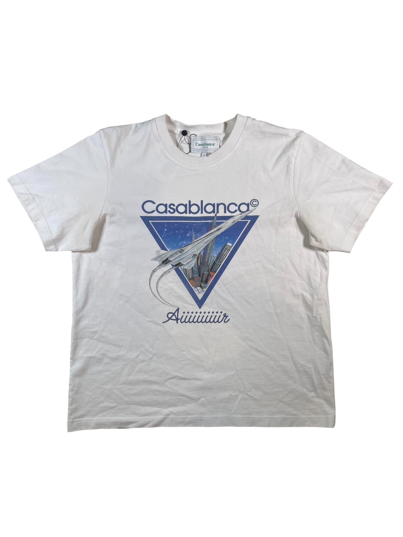 Casablanca White Blue & Air Tee