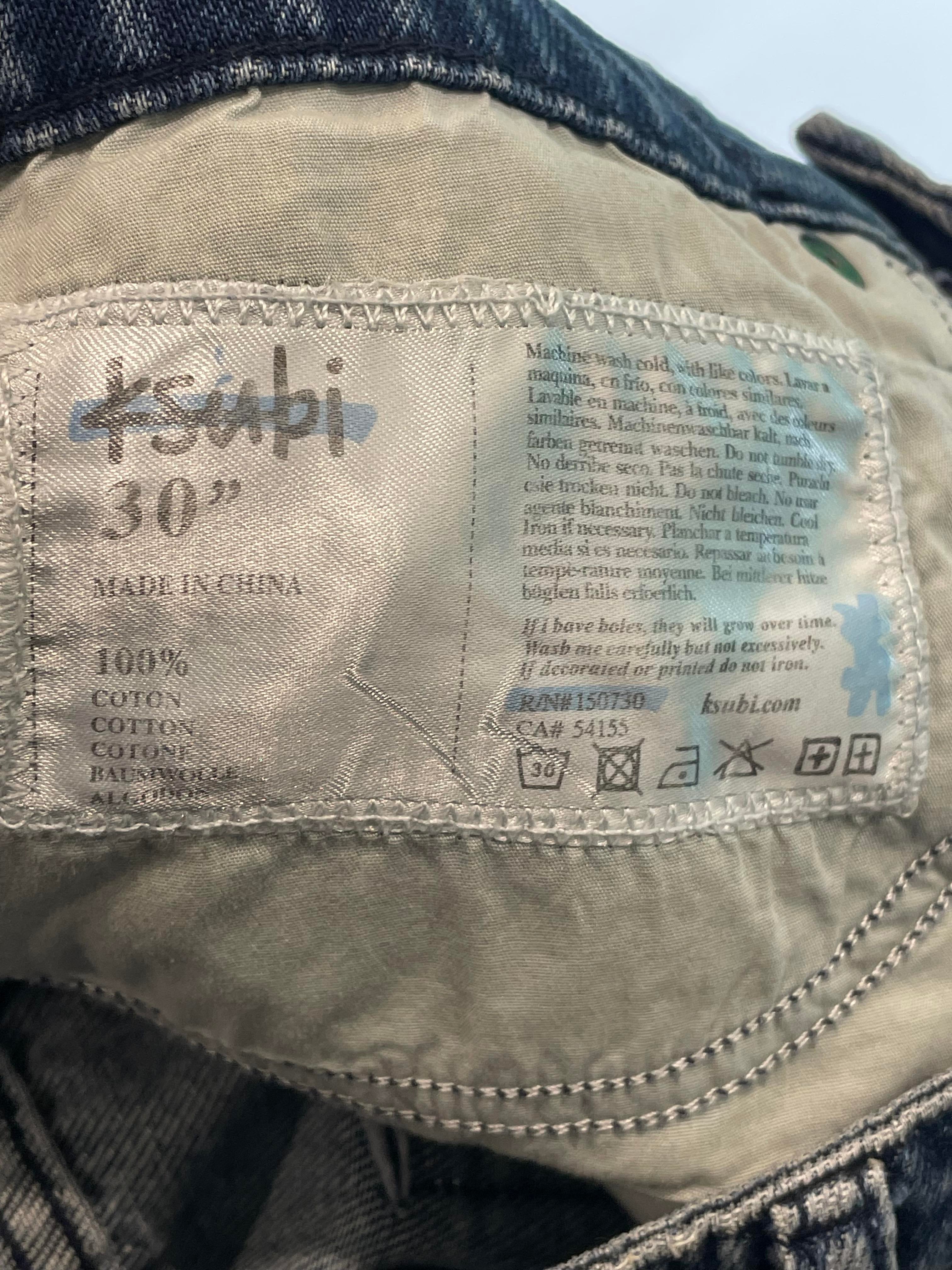 Ksubi Knee Ripped Light Wash Jeans