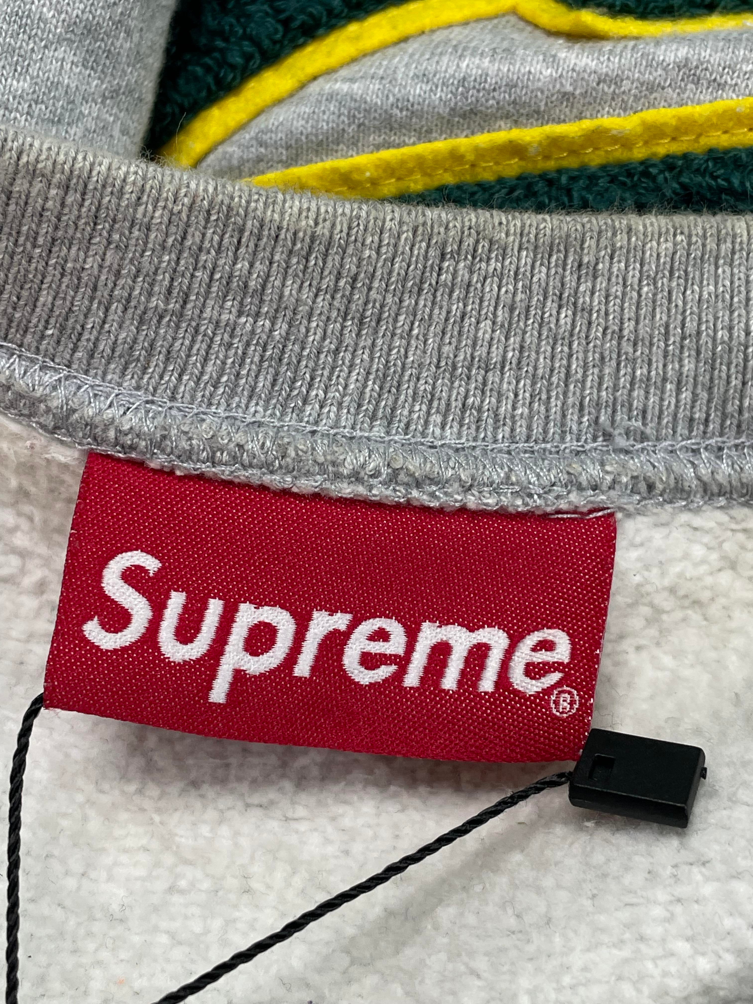 Supreme Logo Grey Crewneck