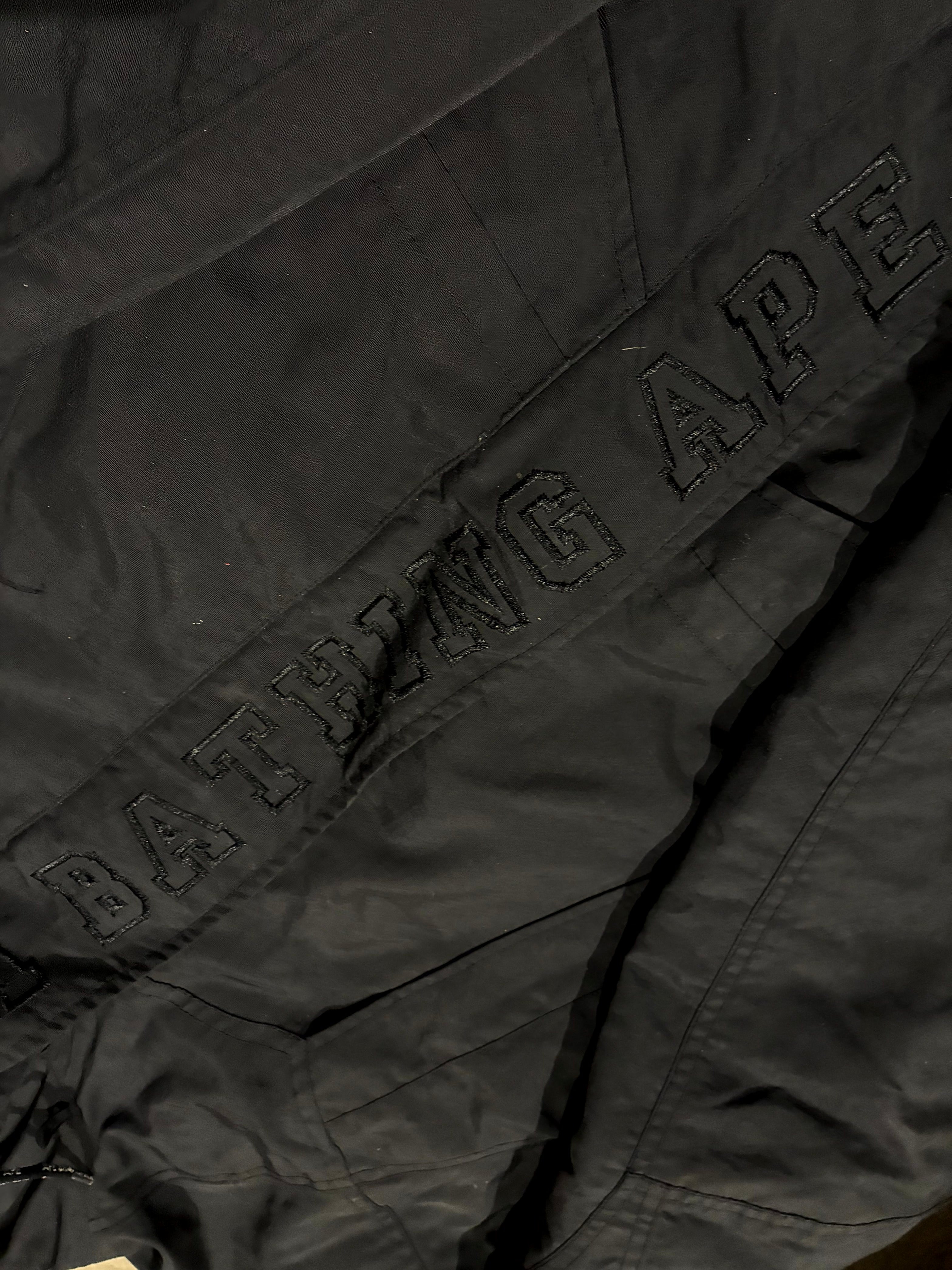 Bape Tonal Parka Coat Black Jacket