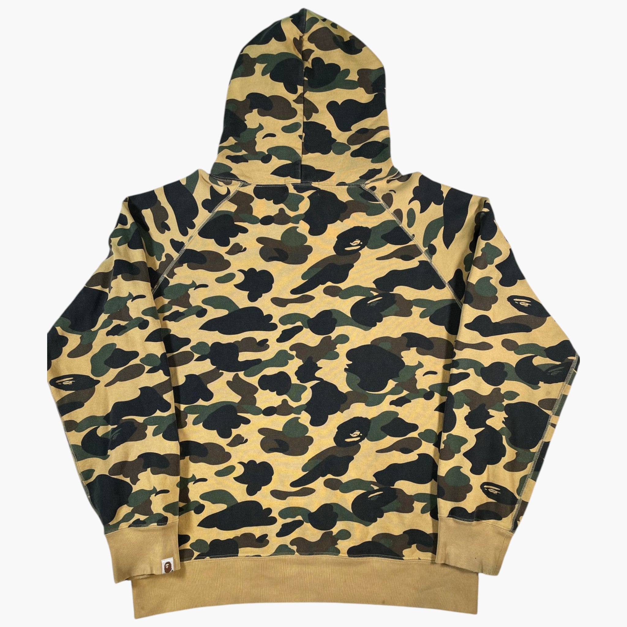 BAPE Classic Yellow Camo Hoodie
