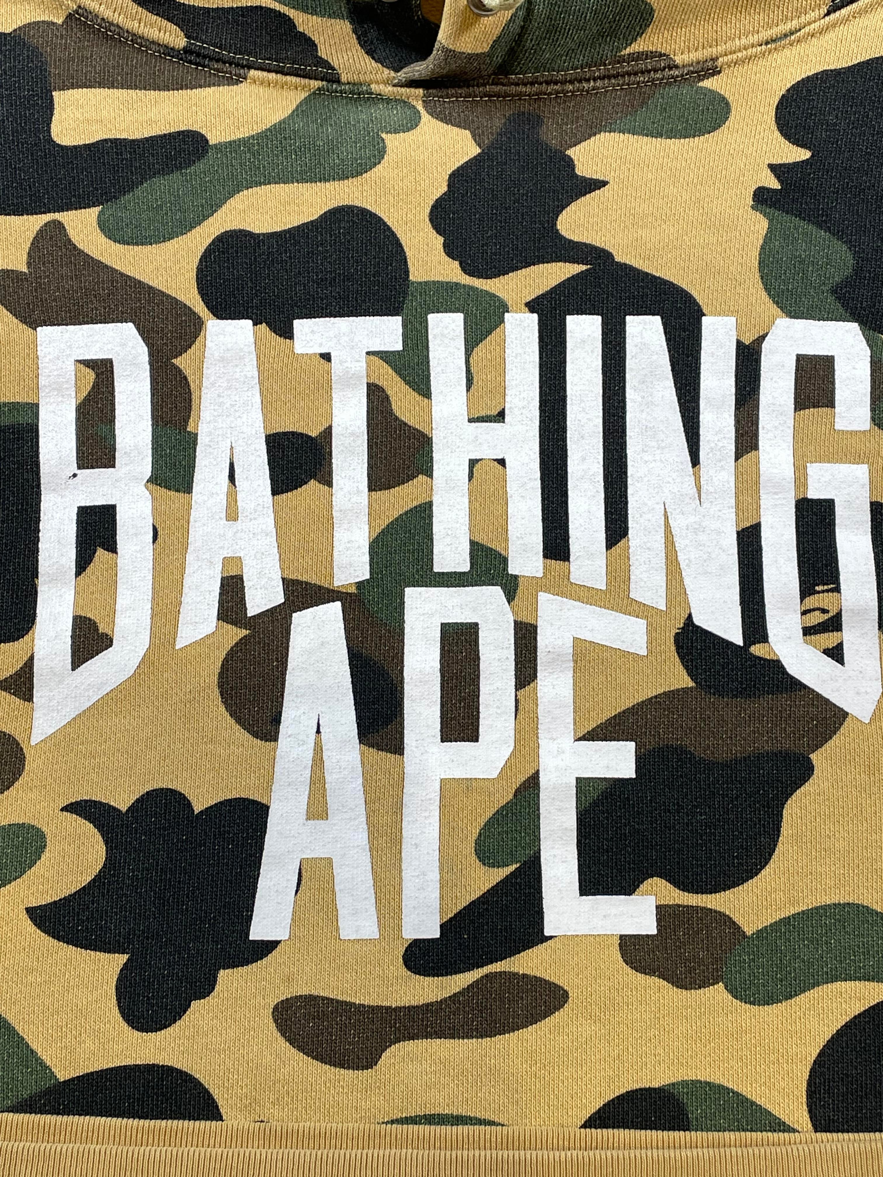 BAPE Classic Yellow Camo Hoodie