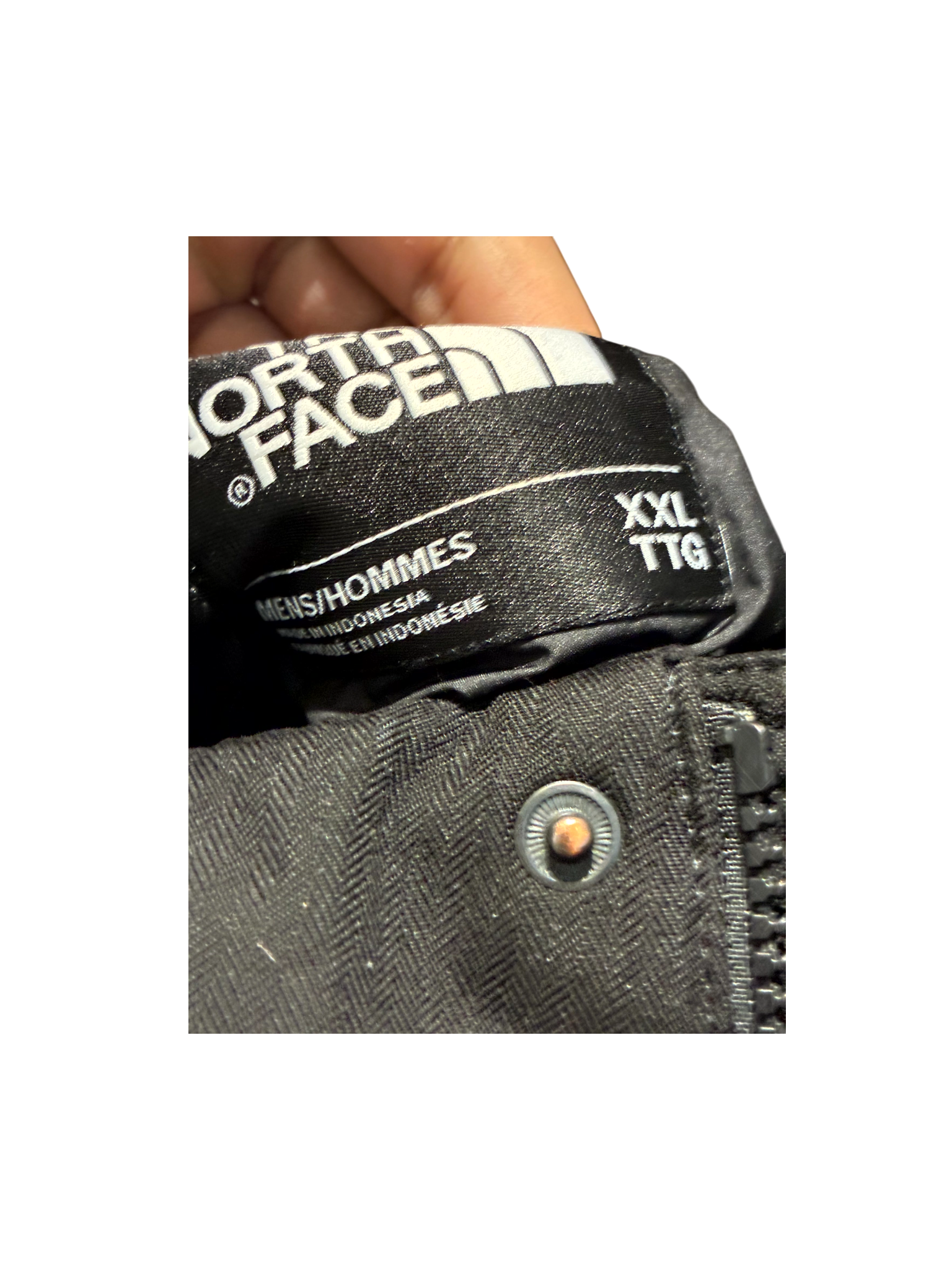 The North Face 700 Down Parka (With Fur) Black Puffer Jacket