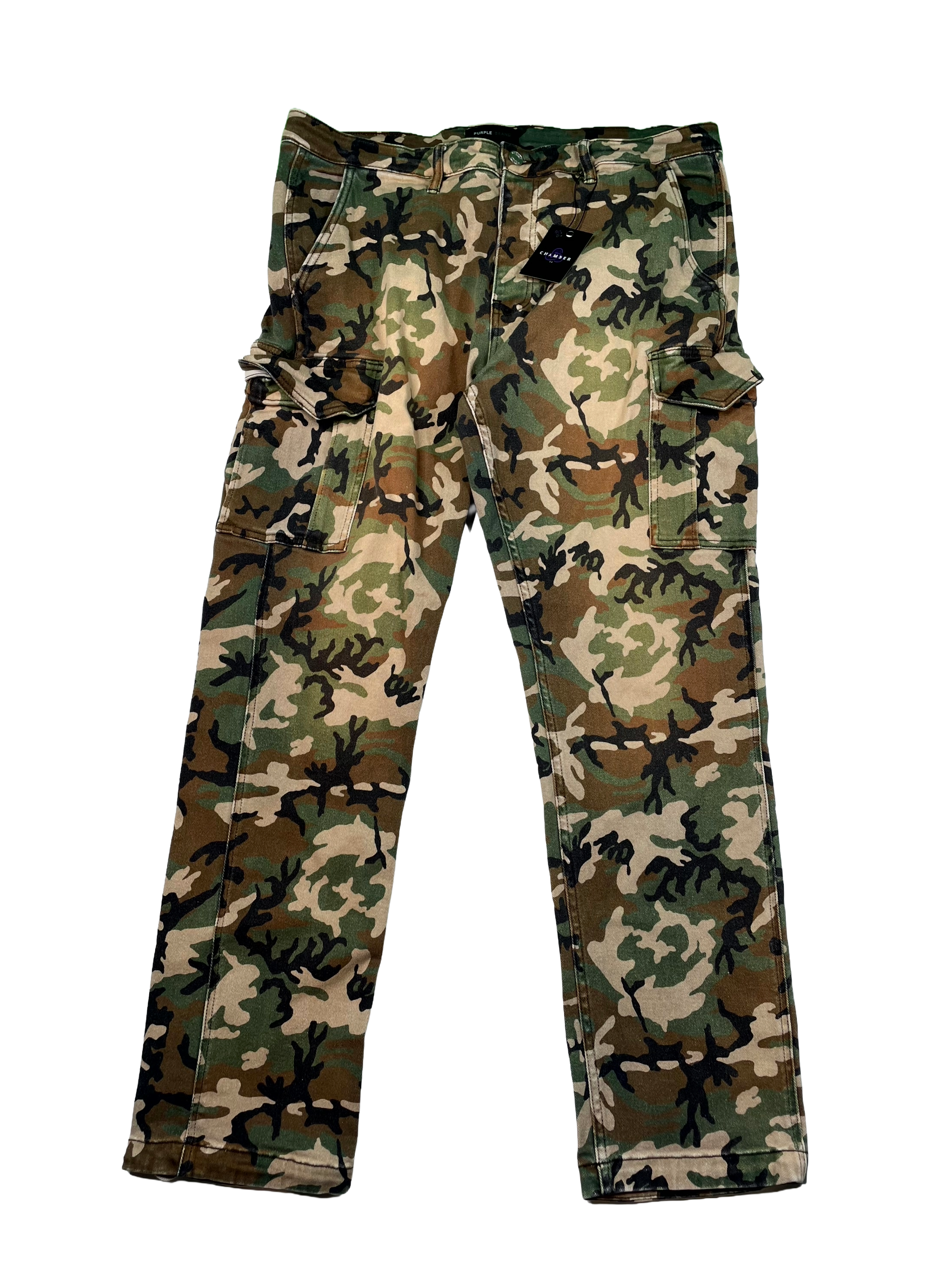 Purple Brand Camo Cargo Pants