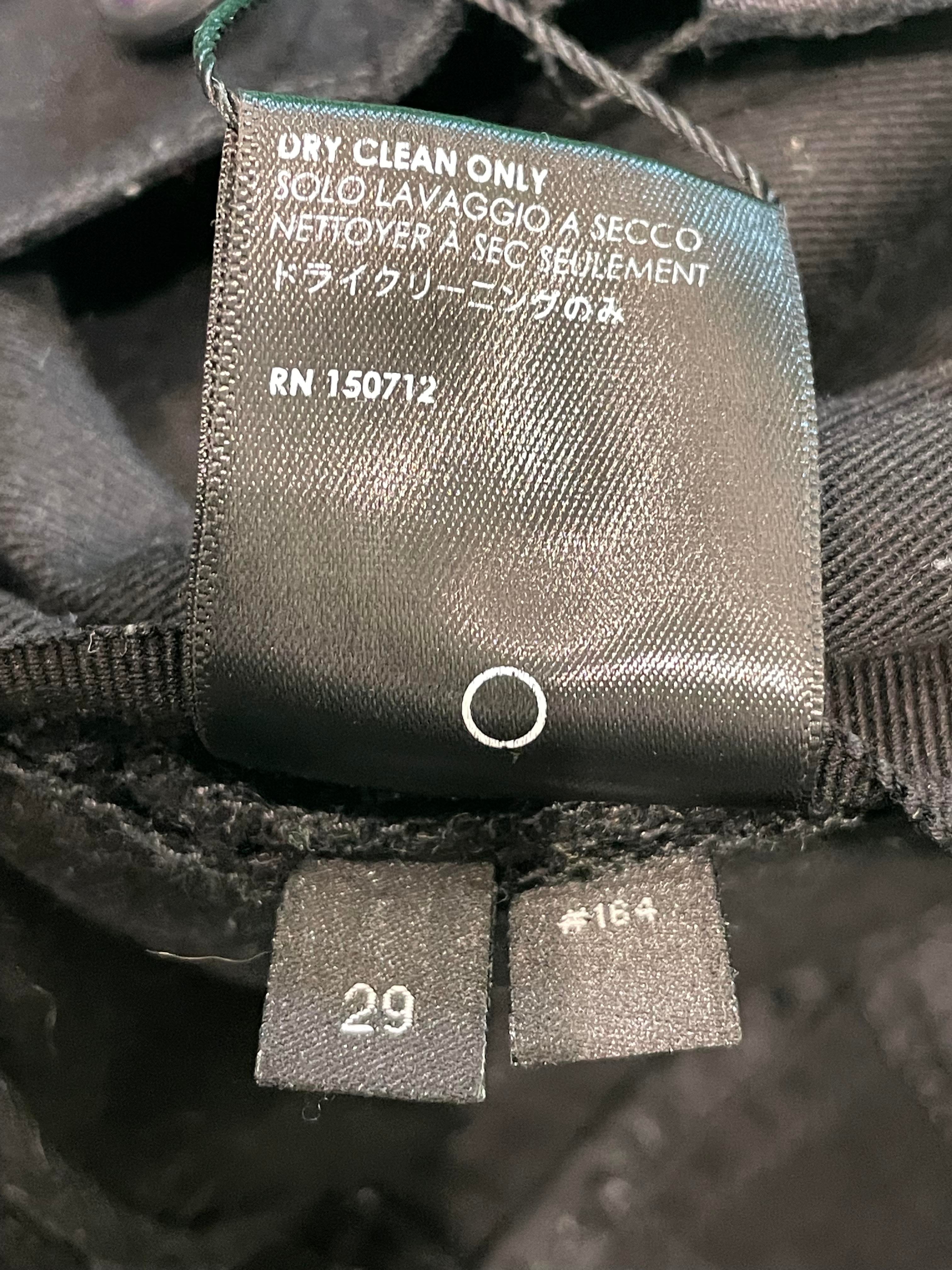 Amiri Thrasher Ripped Plain Black Jeans