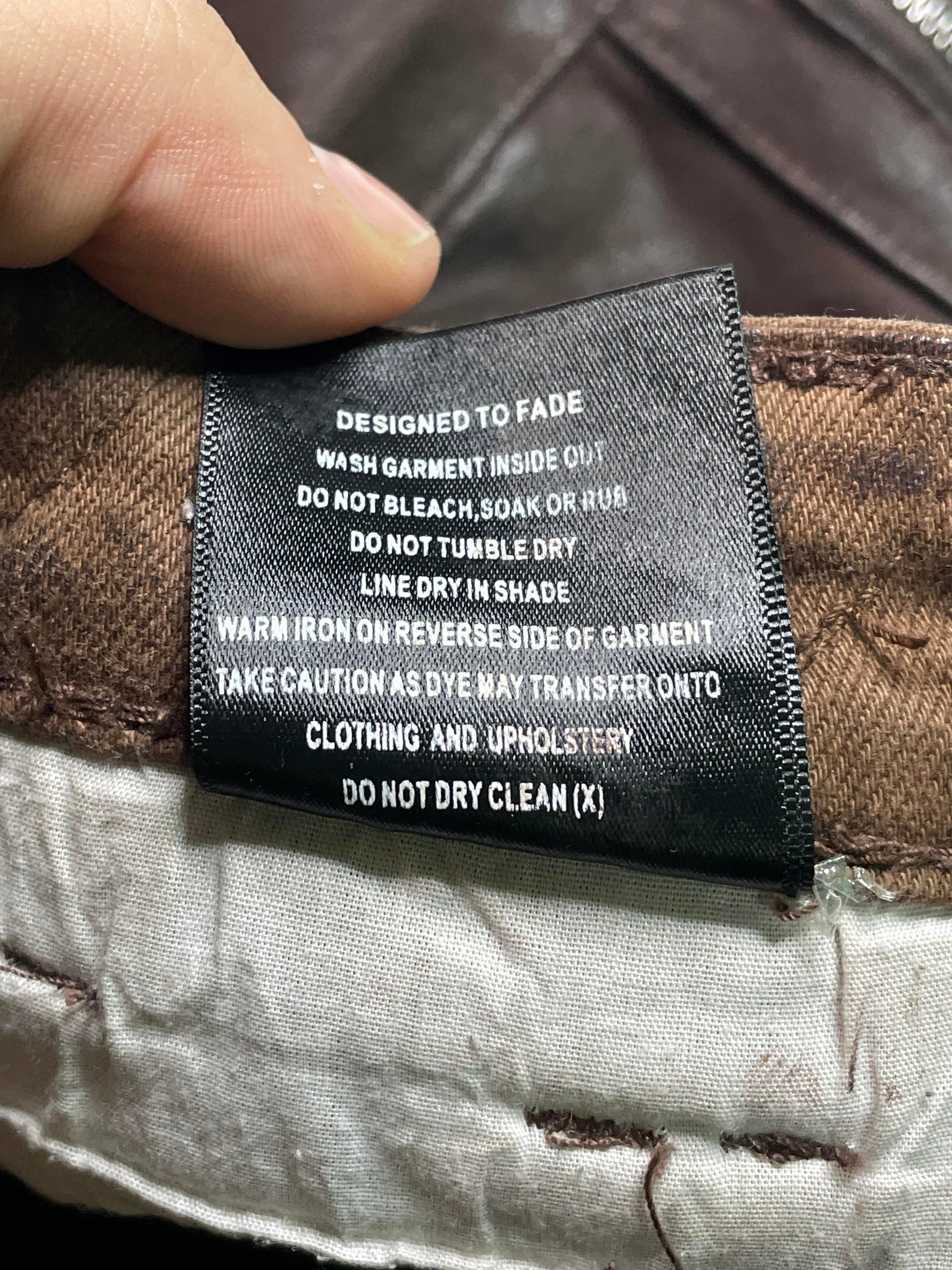 Godspeed Brown Leather Jeans