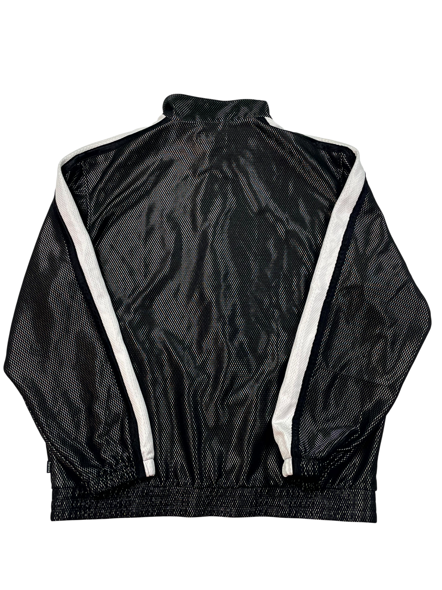 Supreme Black & White Zip Up Hoodie