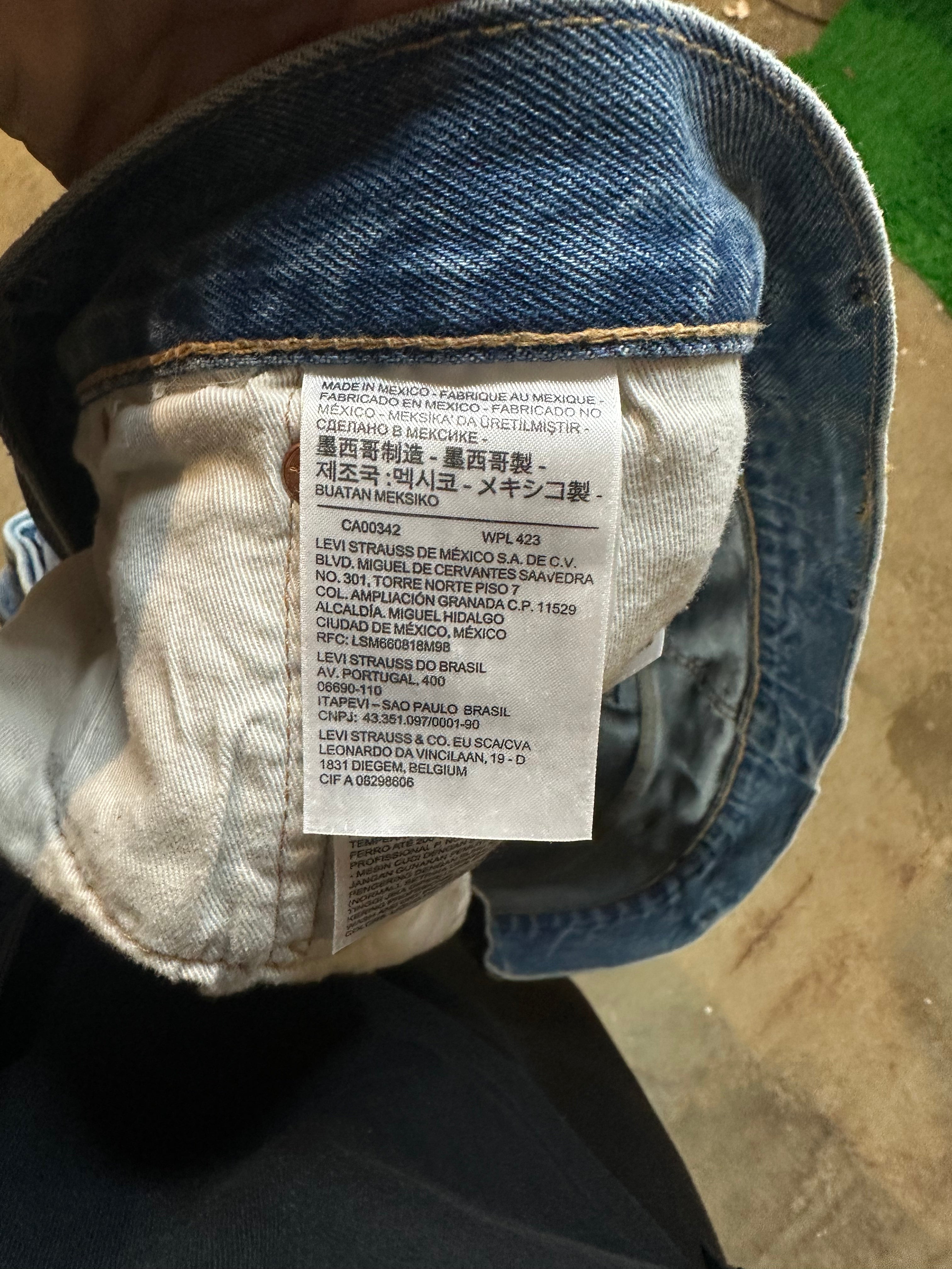 Denim Tears Irak Jeans Light Wash Used 42